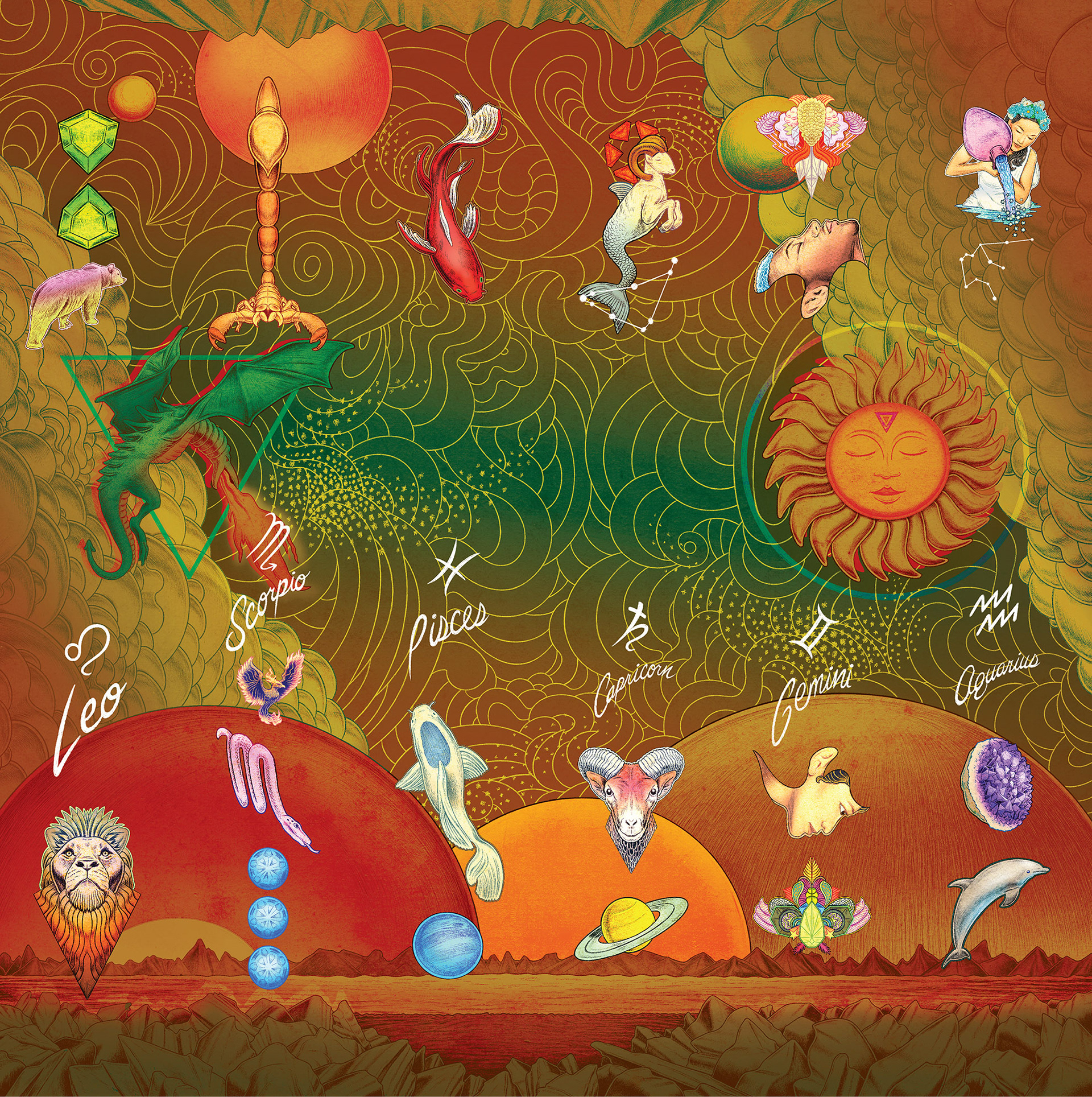 FLuX Original Art for Swatch Zodiac Collection