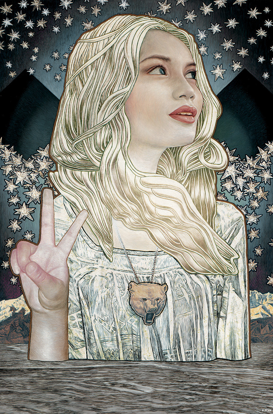 FLuX Original Oil Painting Hymnalayan