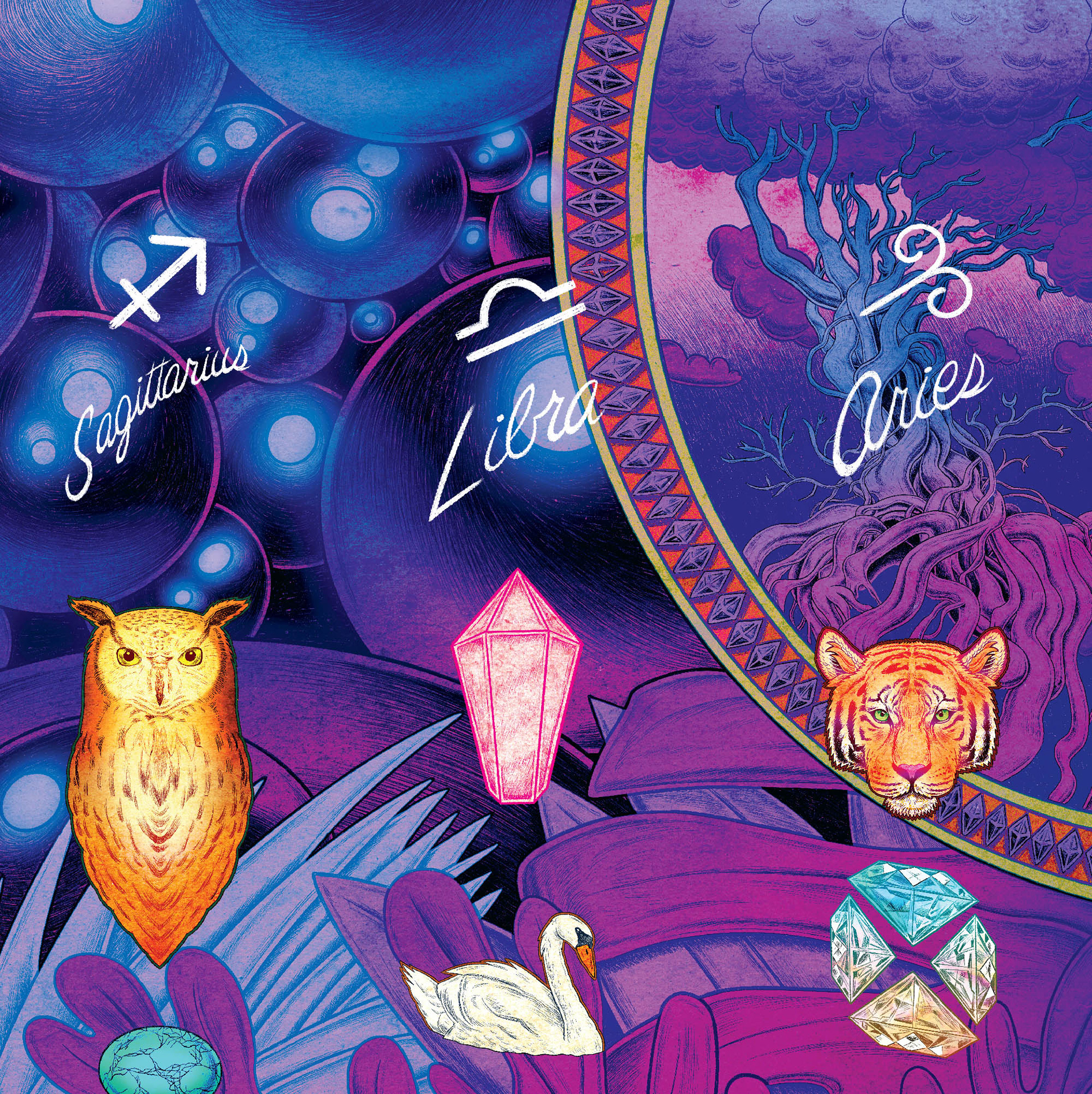 FLuX Original Art for Swatch Zodiac Collection