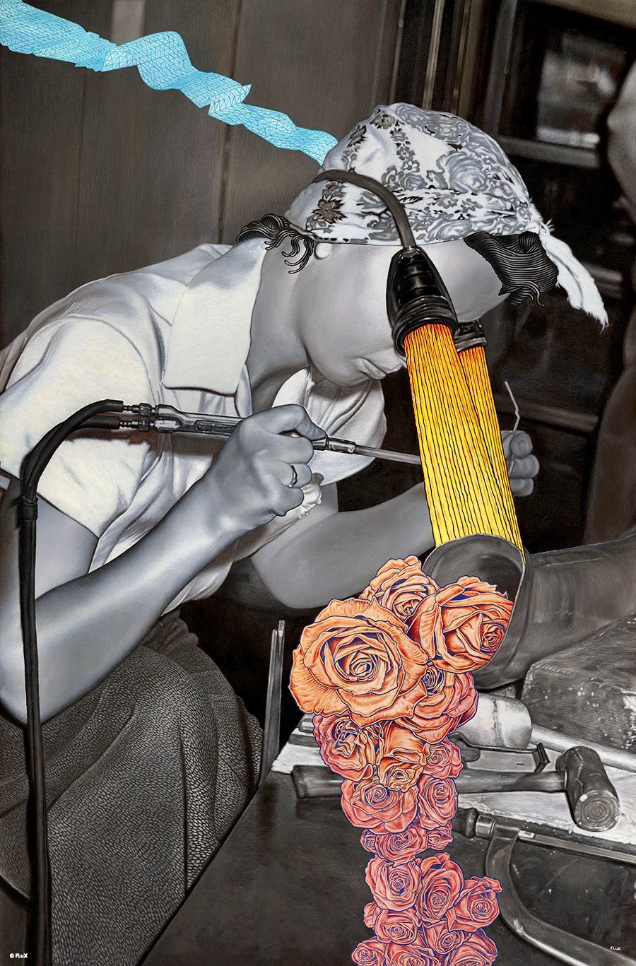 FLuX Original Oil Painting Creation