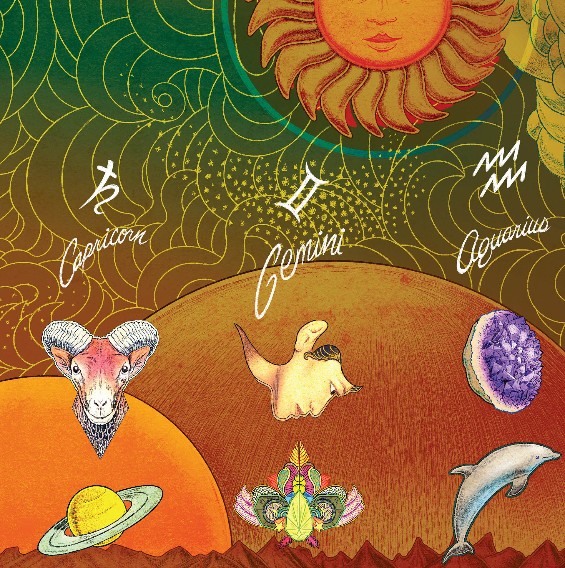 FLuX Original Art for Swatch Zodiac Collection