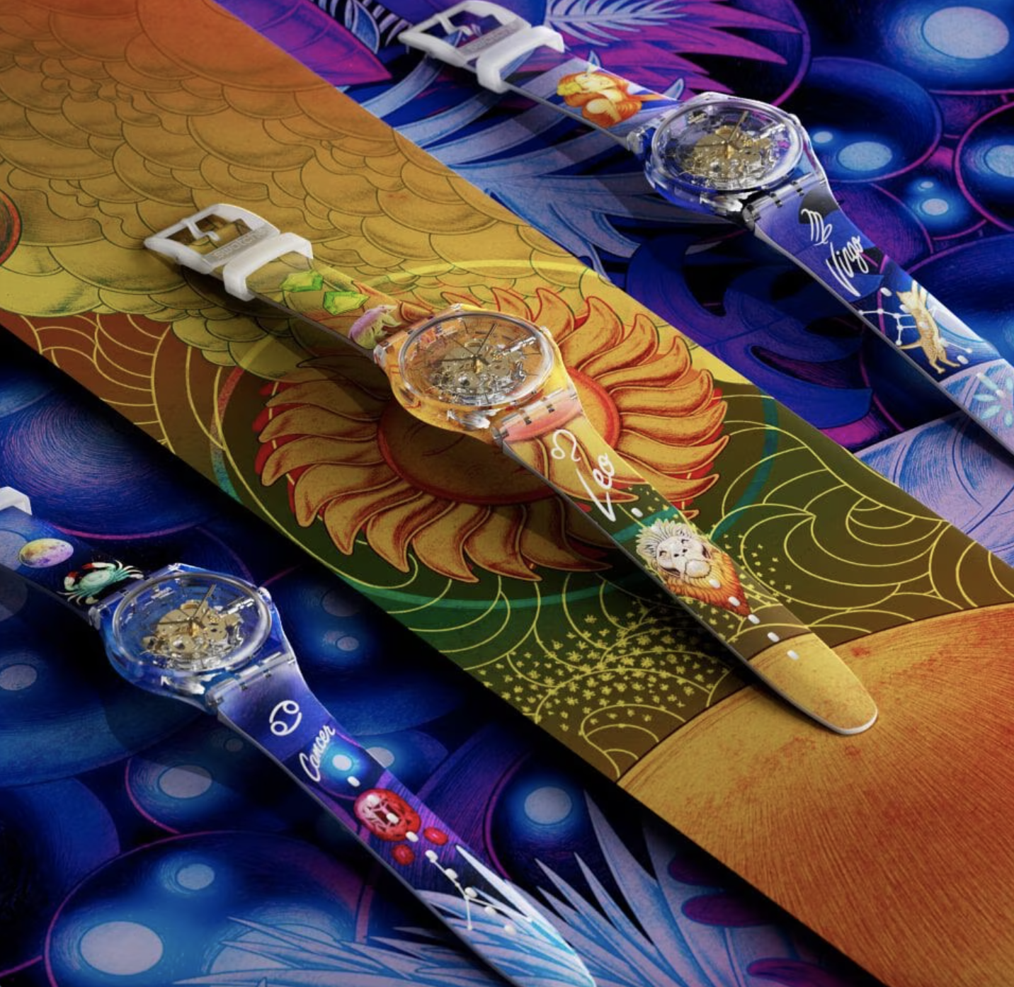 FLuX Original Art for Swatch Zodiac Collection