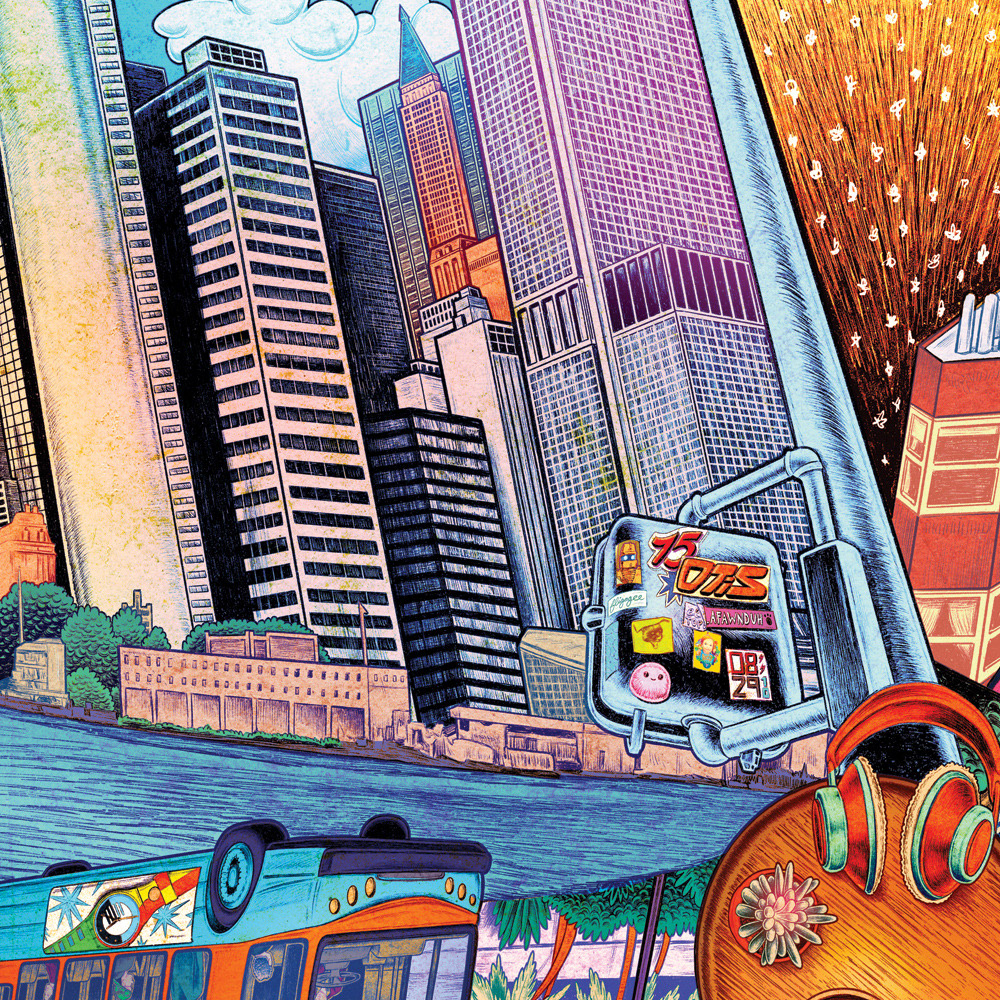 FLuX Original Art for Swatch Street Stories