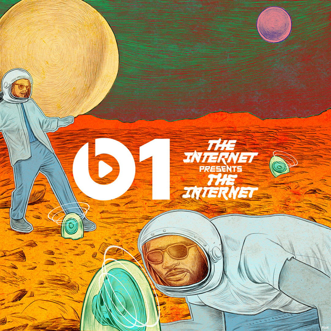 FLuX Original art for Apple / Beats1, and the Internet Band