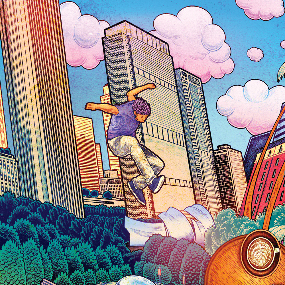 FLuX Original Art for Swatch Street Stories