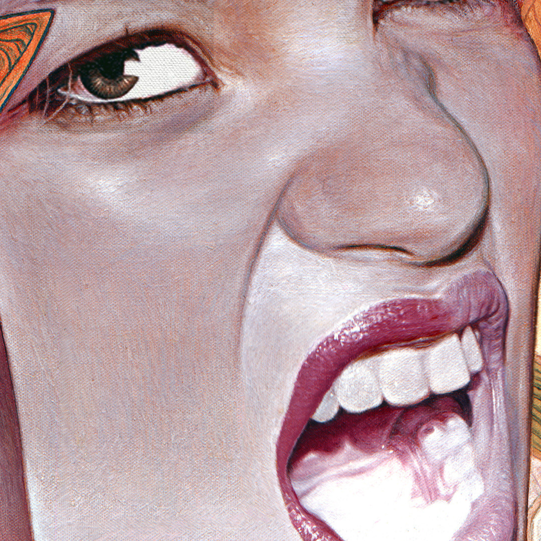 FLuX Original Oil Painting An Unmanageable Fighting Style