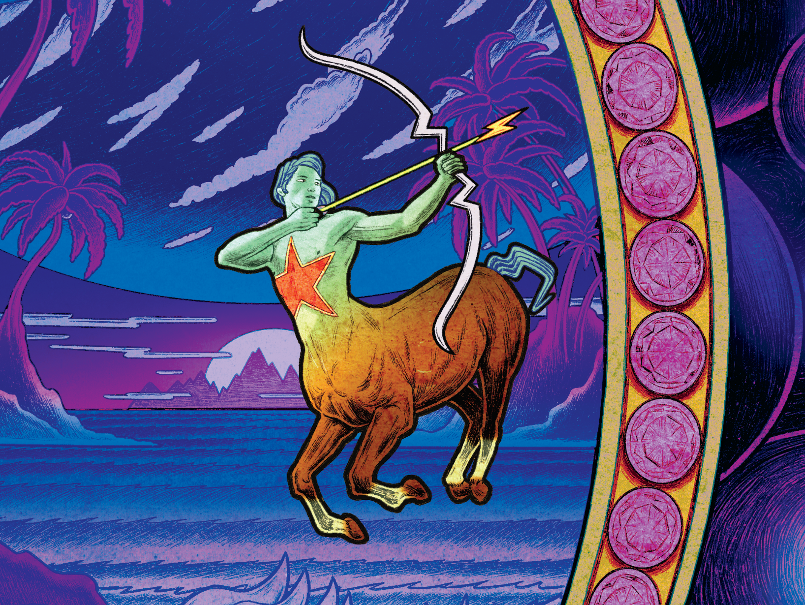 FLuX Original Art for Swatch Zodiac Collection