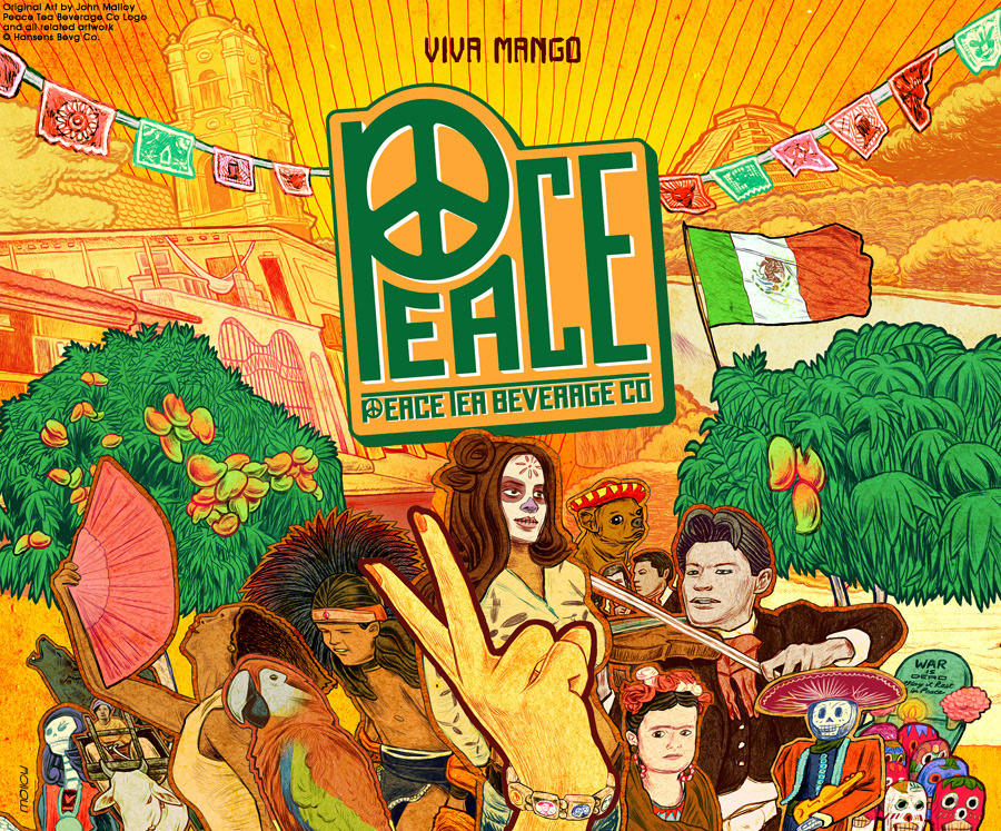 FLuX Original Art for Peace Tea