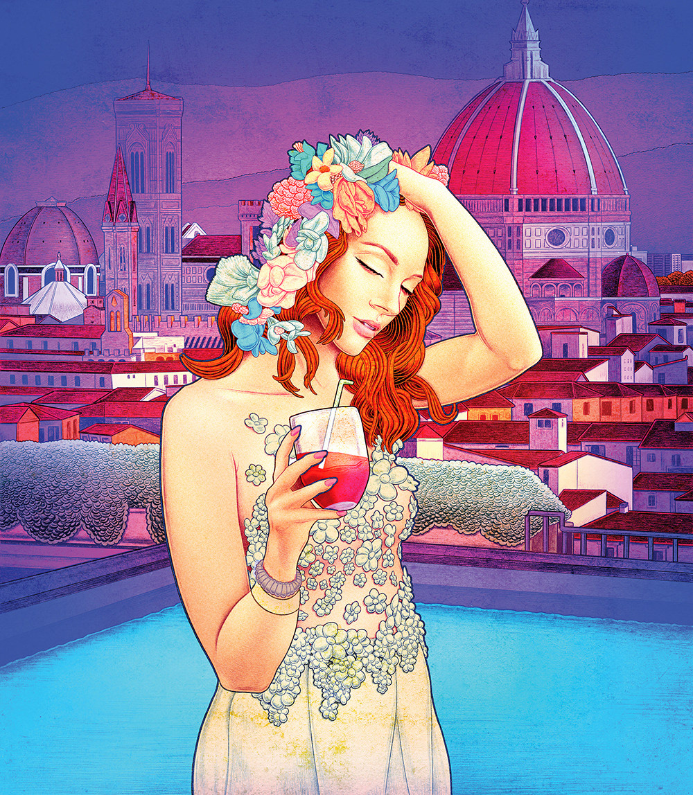 FLuX Original Art for Destination Florence