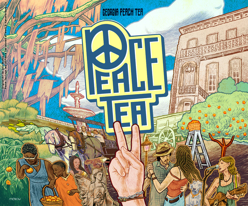 FLuX Original Art for Peace Tea