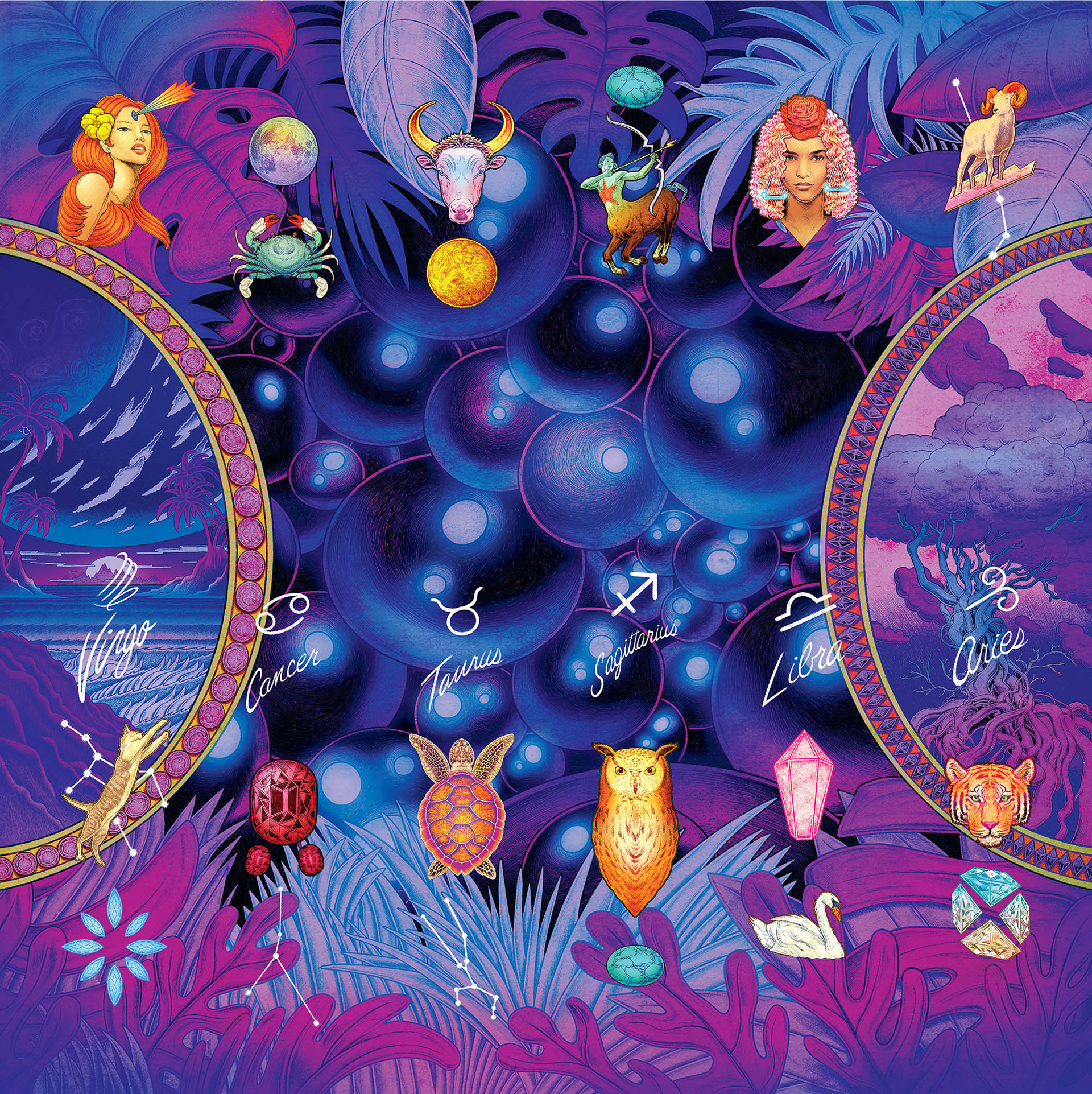 FLuX Original Art for Swatch Zodiac Collection