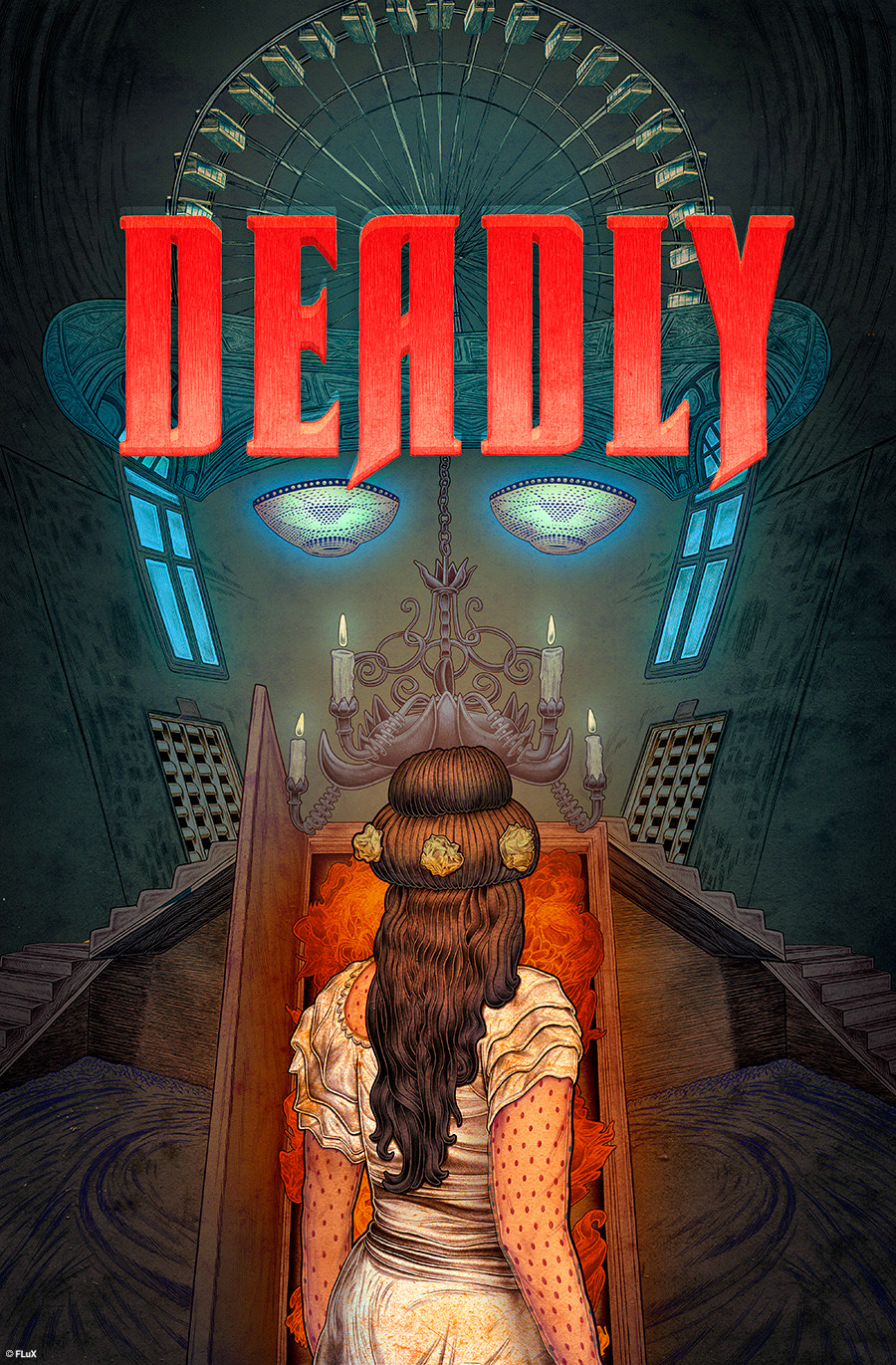 FLuX Original Art for Sacred Fools Los Angeles