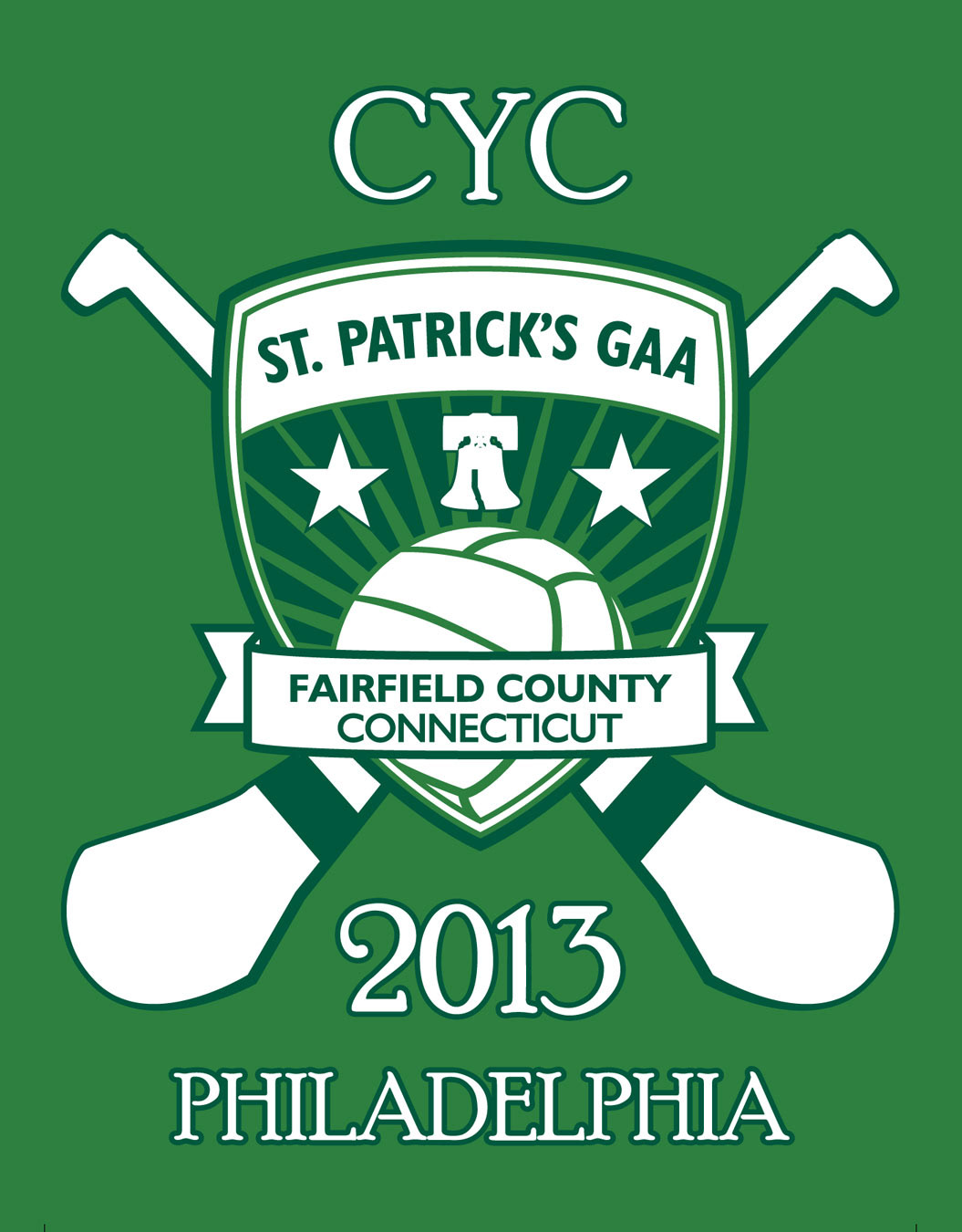 St. Patrick's GAA T-shirt logo