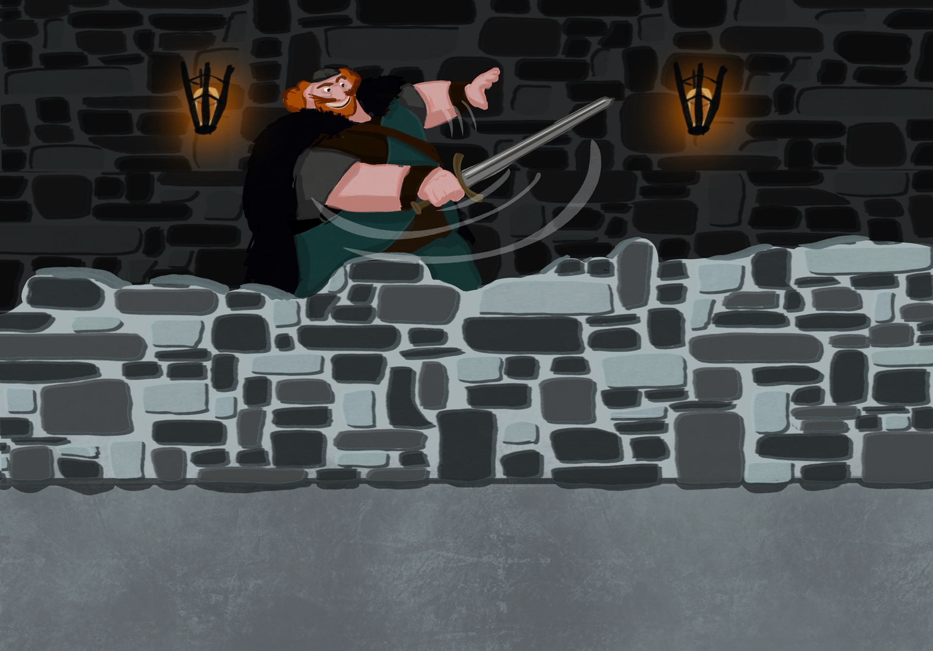 Concept for Interactive Queue (Procreate)