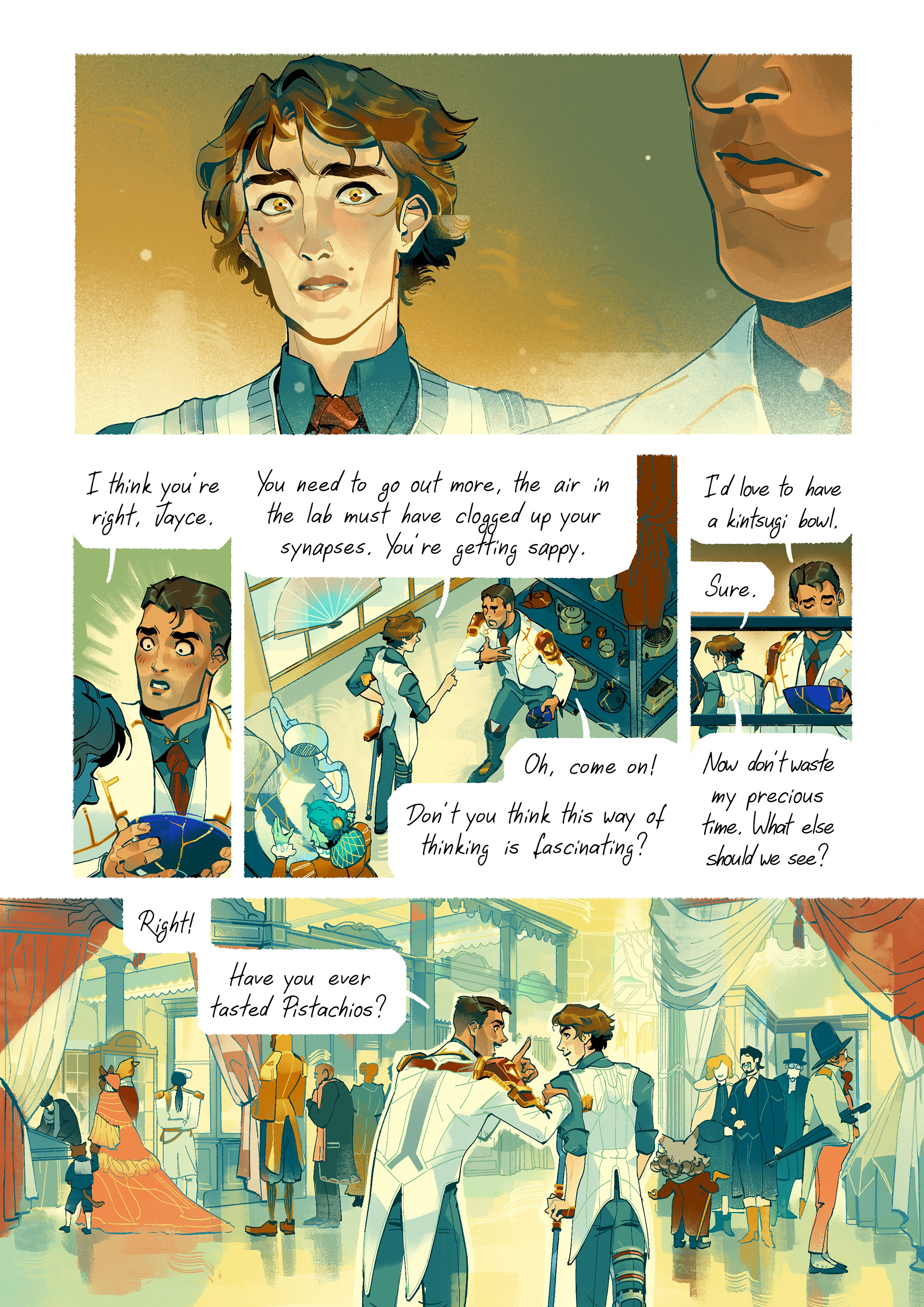 Page 3 of a fancomic for ‚Arcane‘, 2025