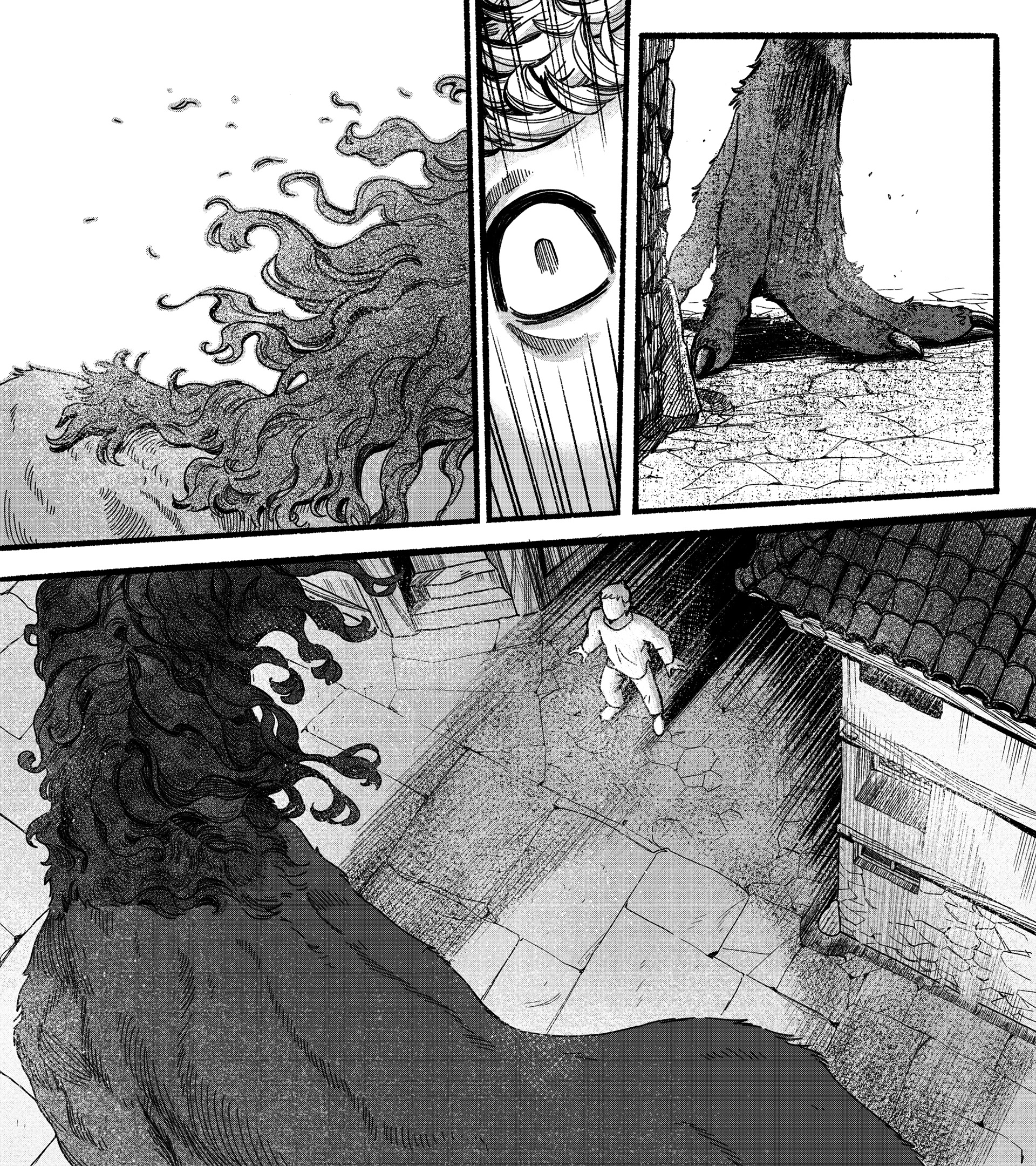 Page of a doujinshi for the manga ‚Dungeon Meshi‘, 2024 (read from r to l)