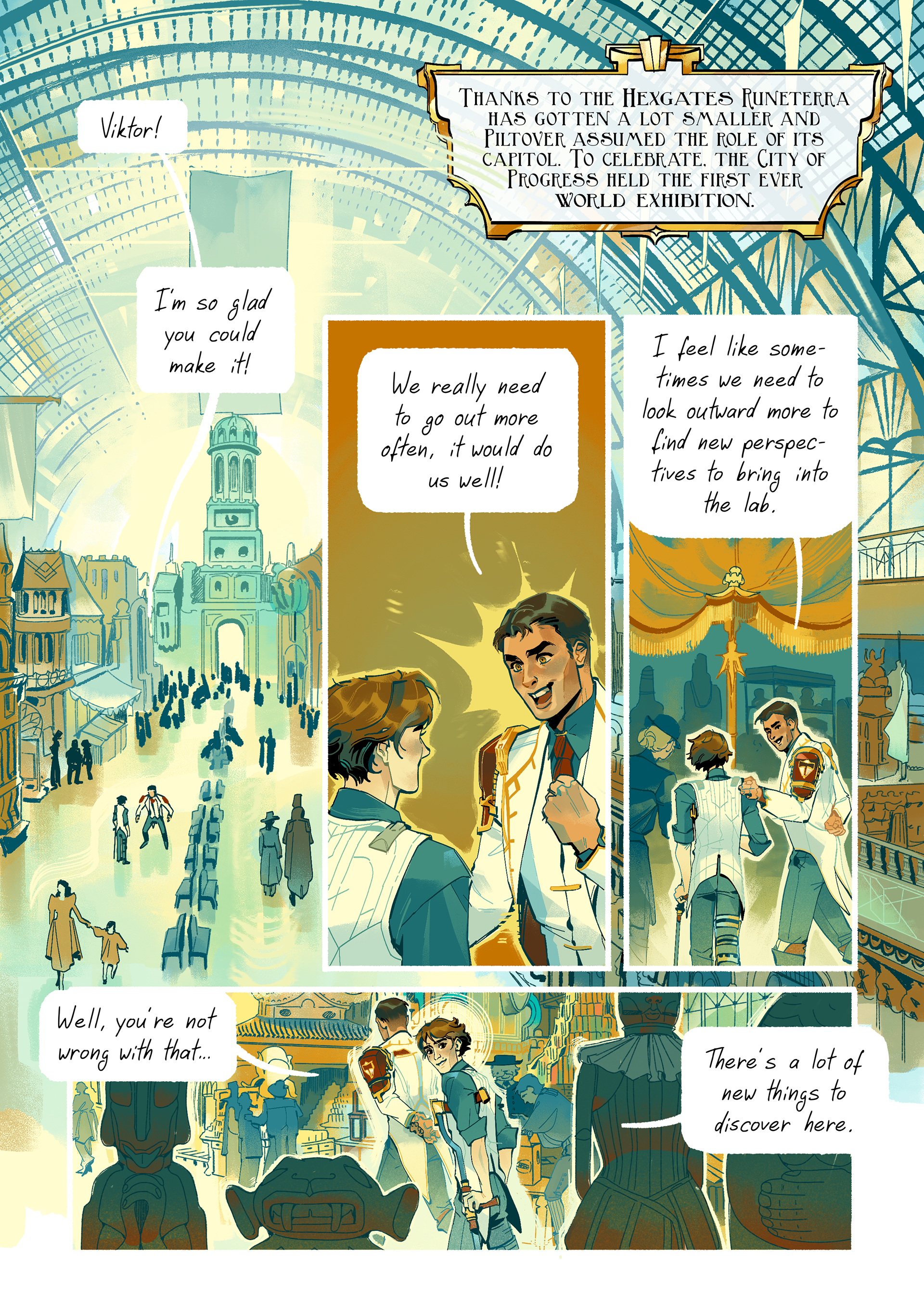Page 1 of a fancomic for ‚Arcane‘, 2025