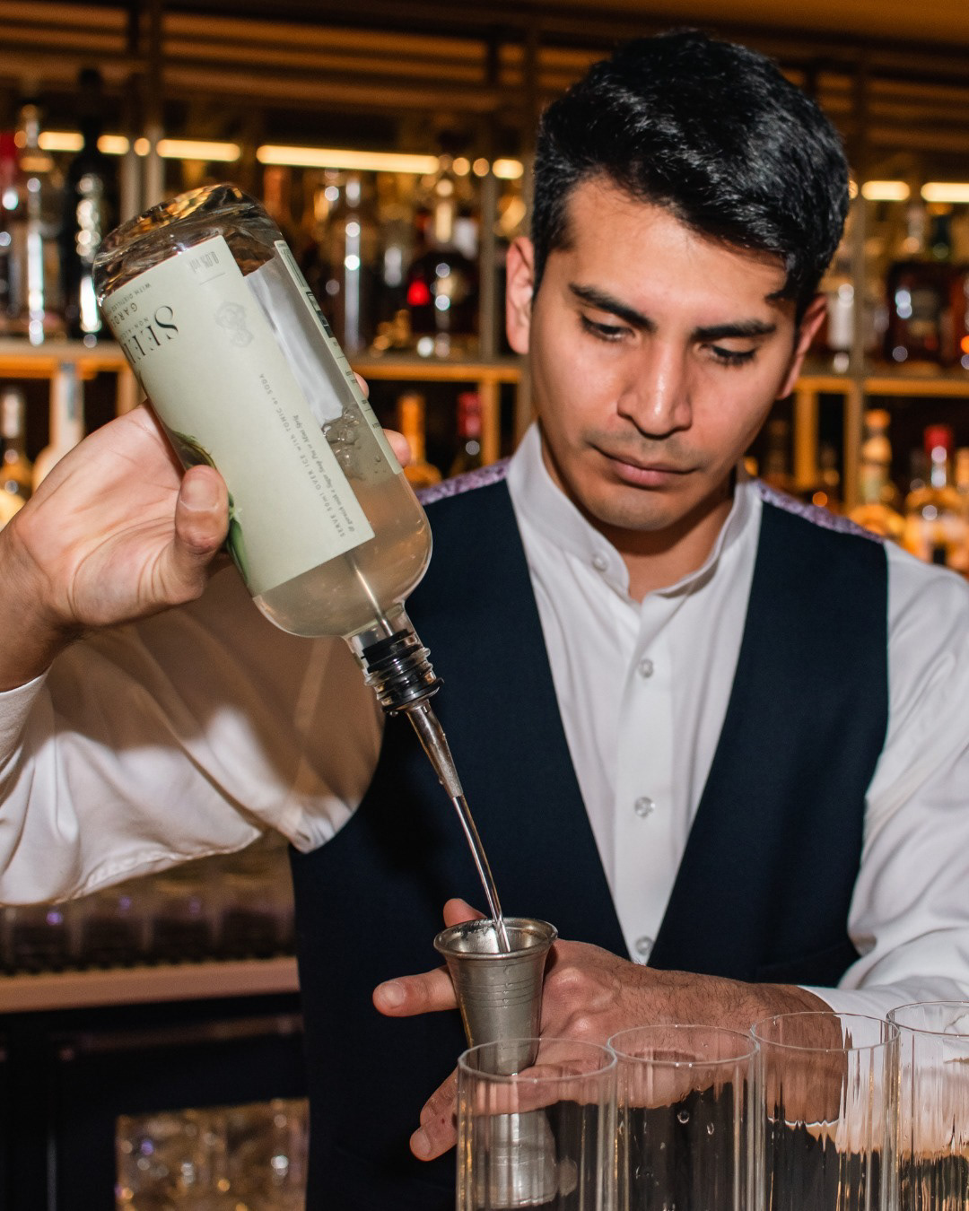 Skills, no spills. 🍸