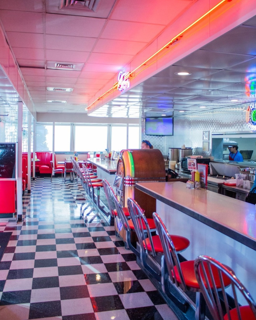 Blue Ribbon Diner Interior