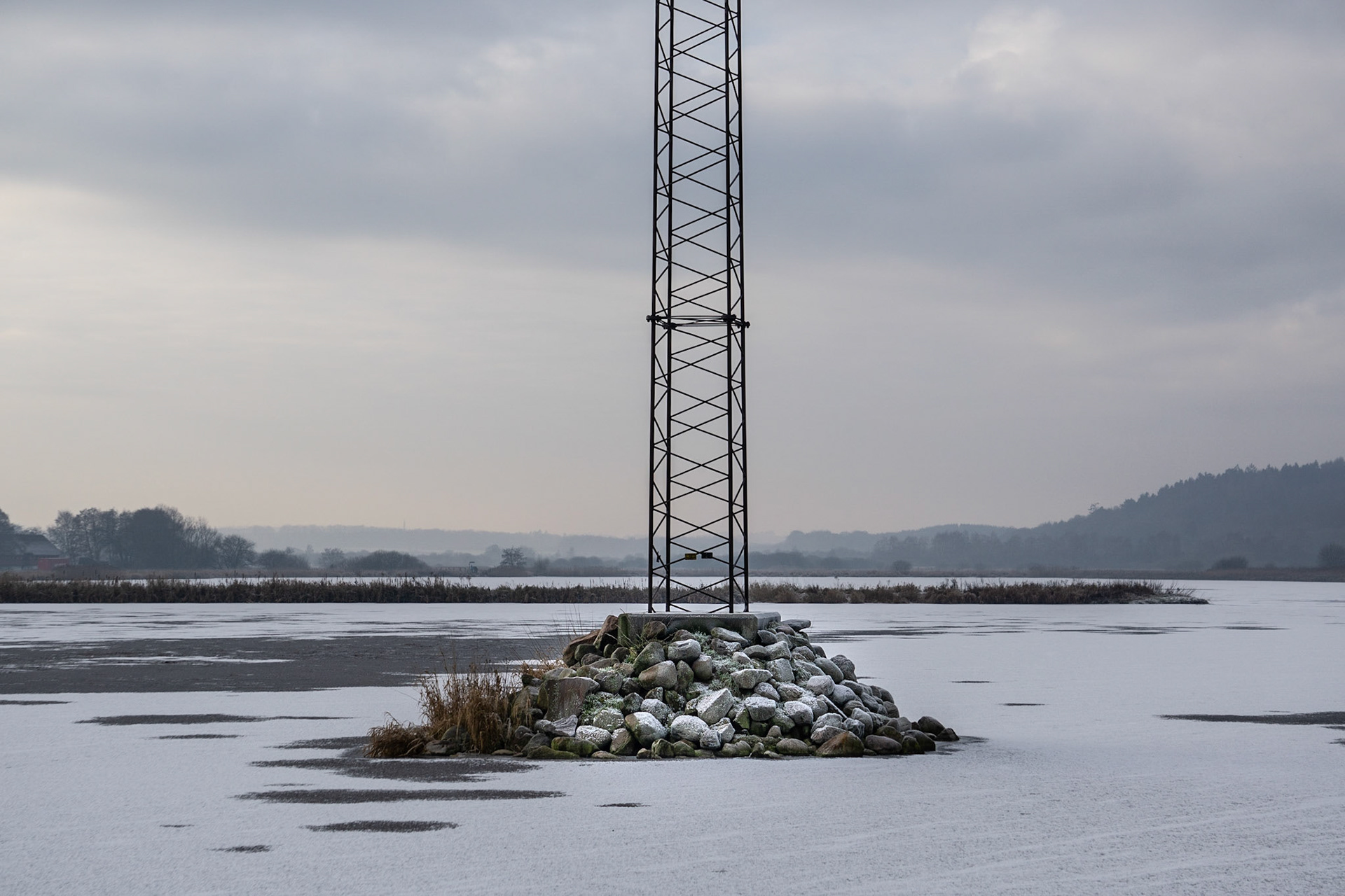 Vinterdag ved Fyrkat Engsø