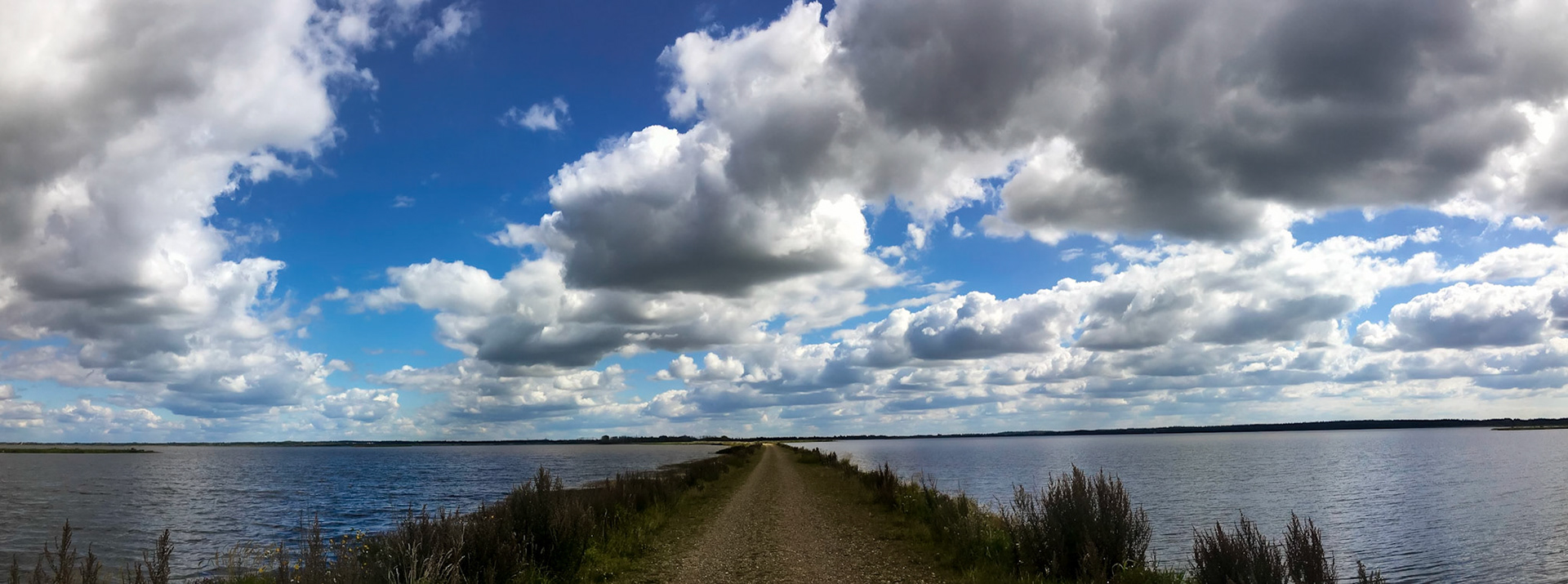 Vi synes skyerne denne dag var helt fantastiske over Filsø.