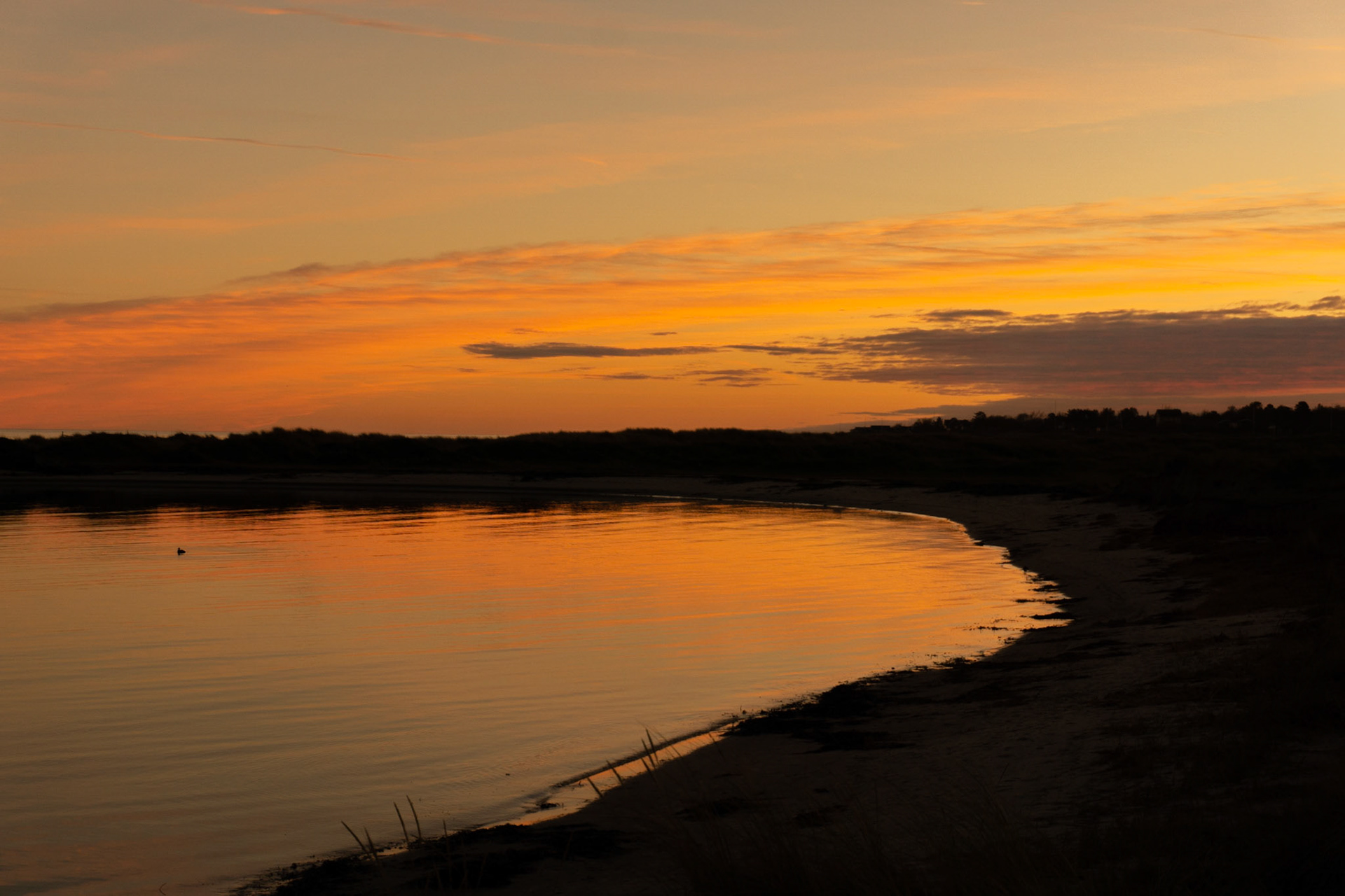Solnedgang ved Grenå