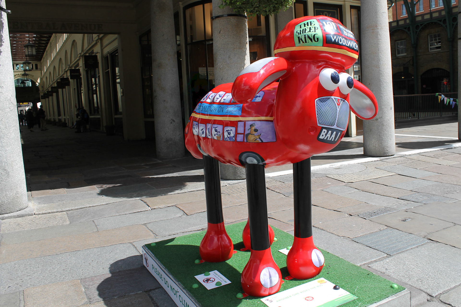 Ein Schaf mitten in London