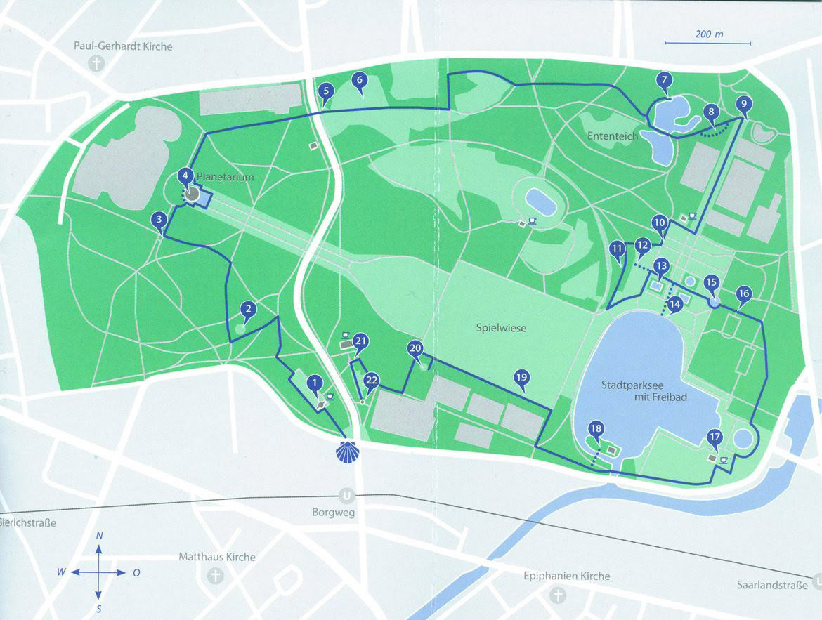 Pilgerpfad im Stadtpark