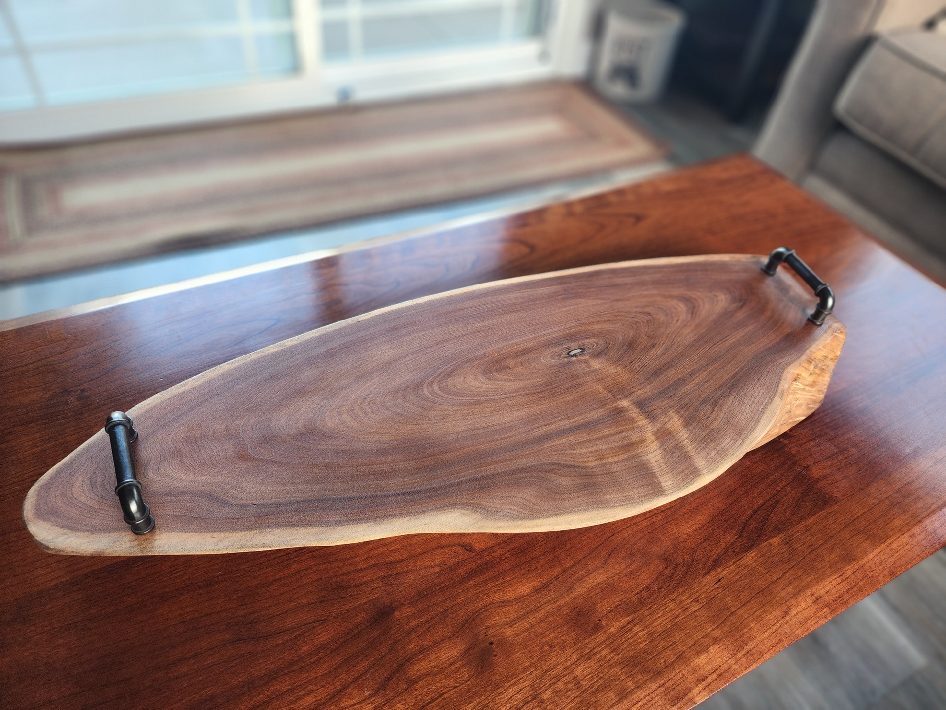 Walnut Pipe Handles