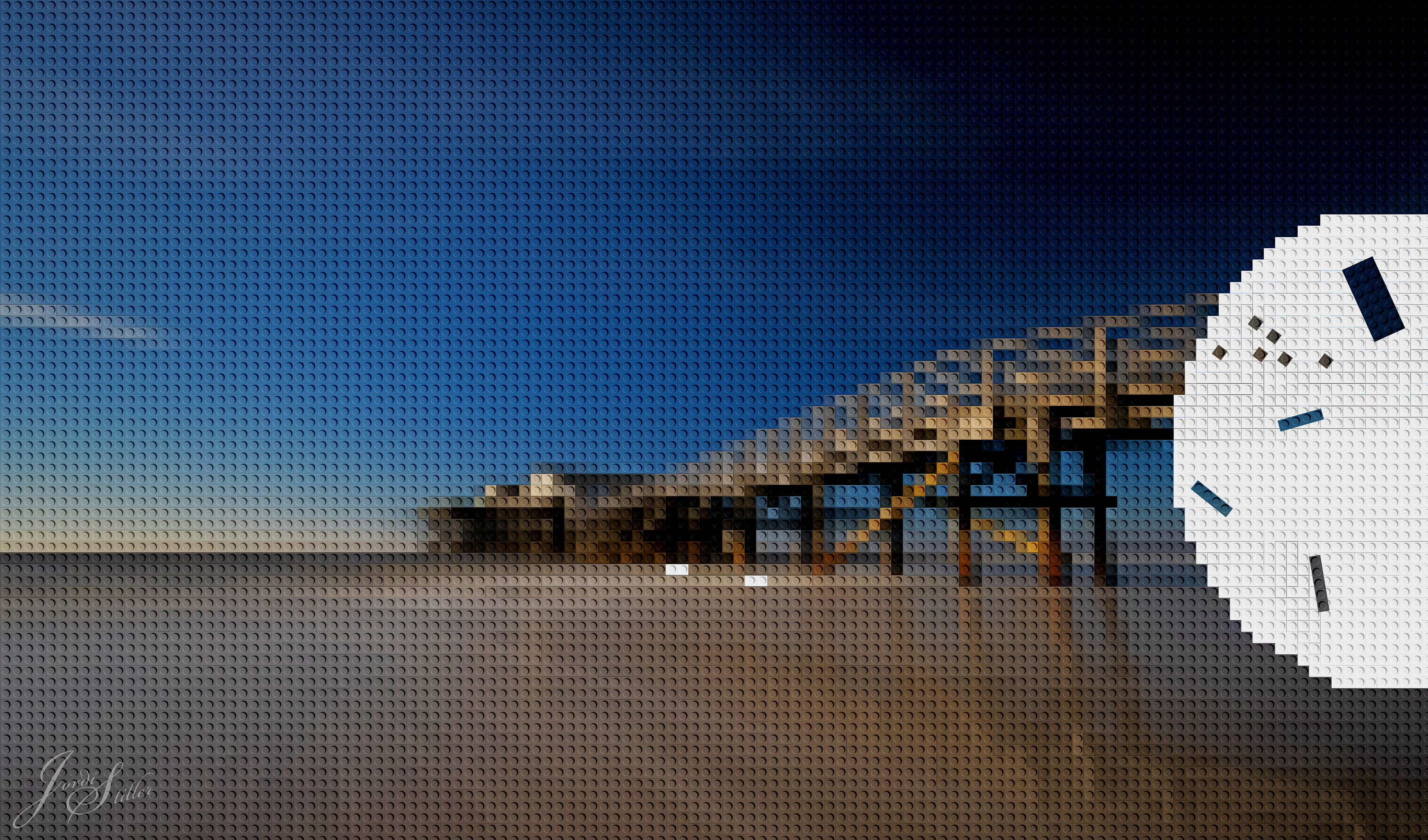Bild als Lego-Build