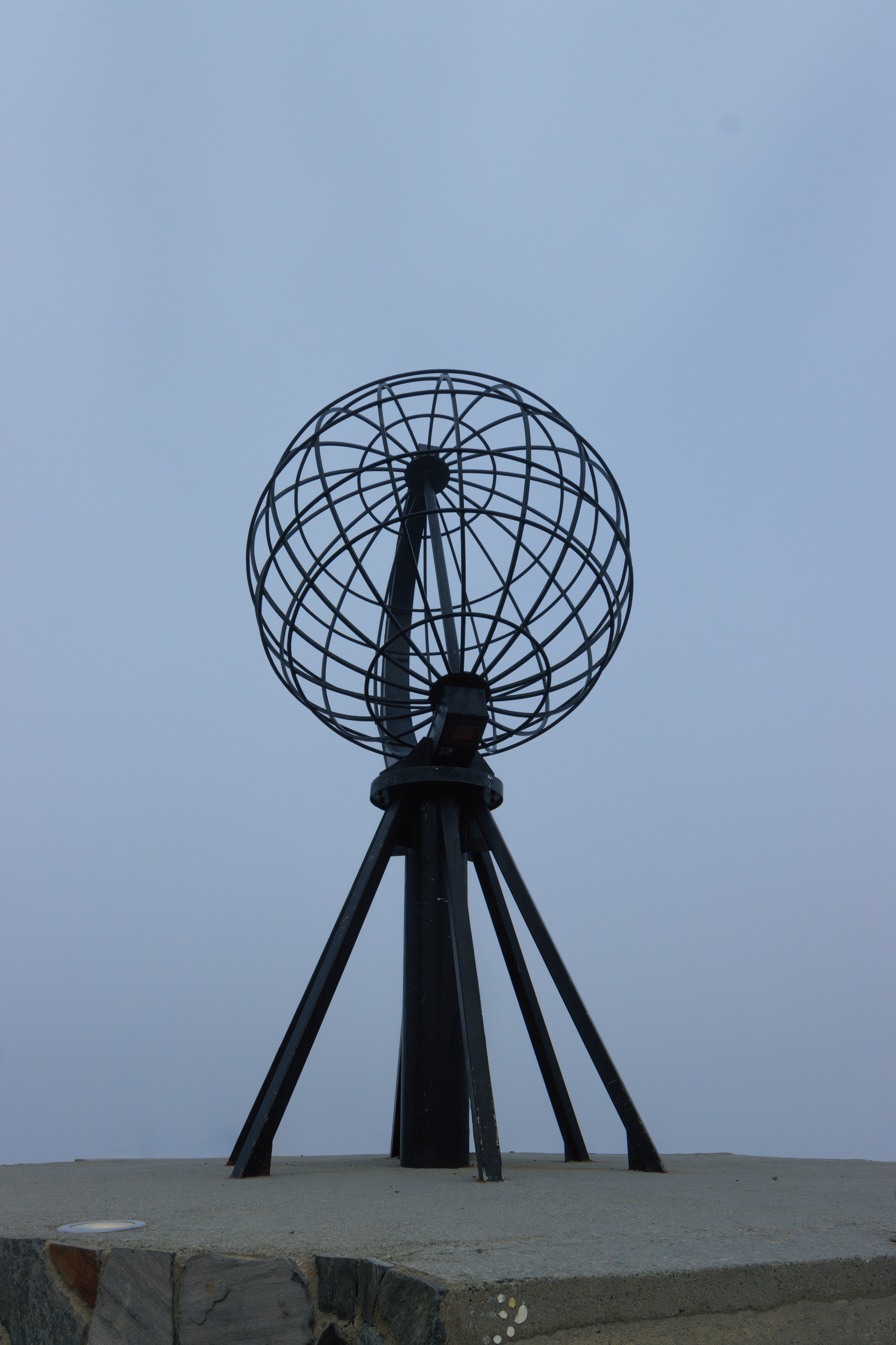 Globus am nördlichsten Punkt Europas - Dem Nordkapp
