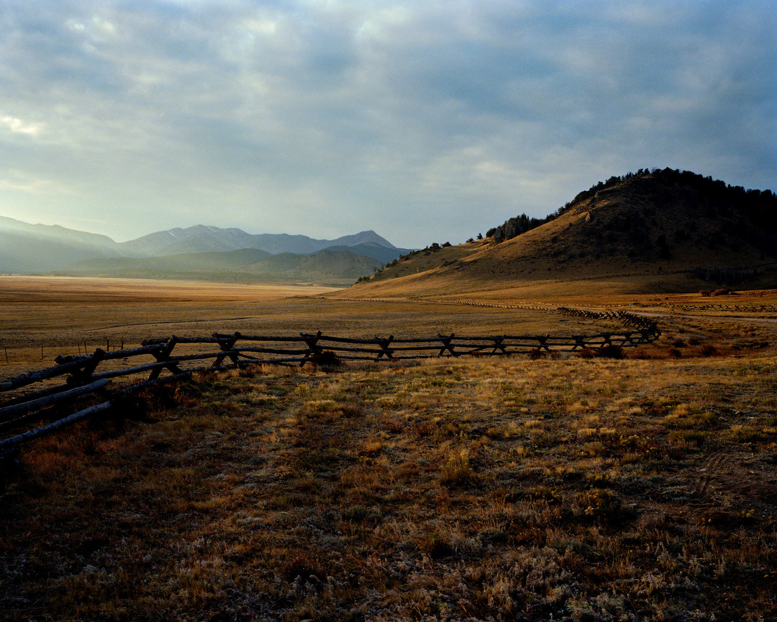 Sunset on Delta County, Colorado.