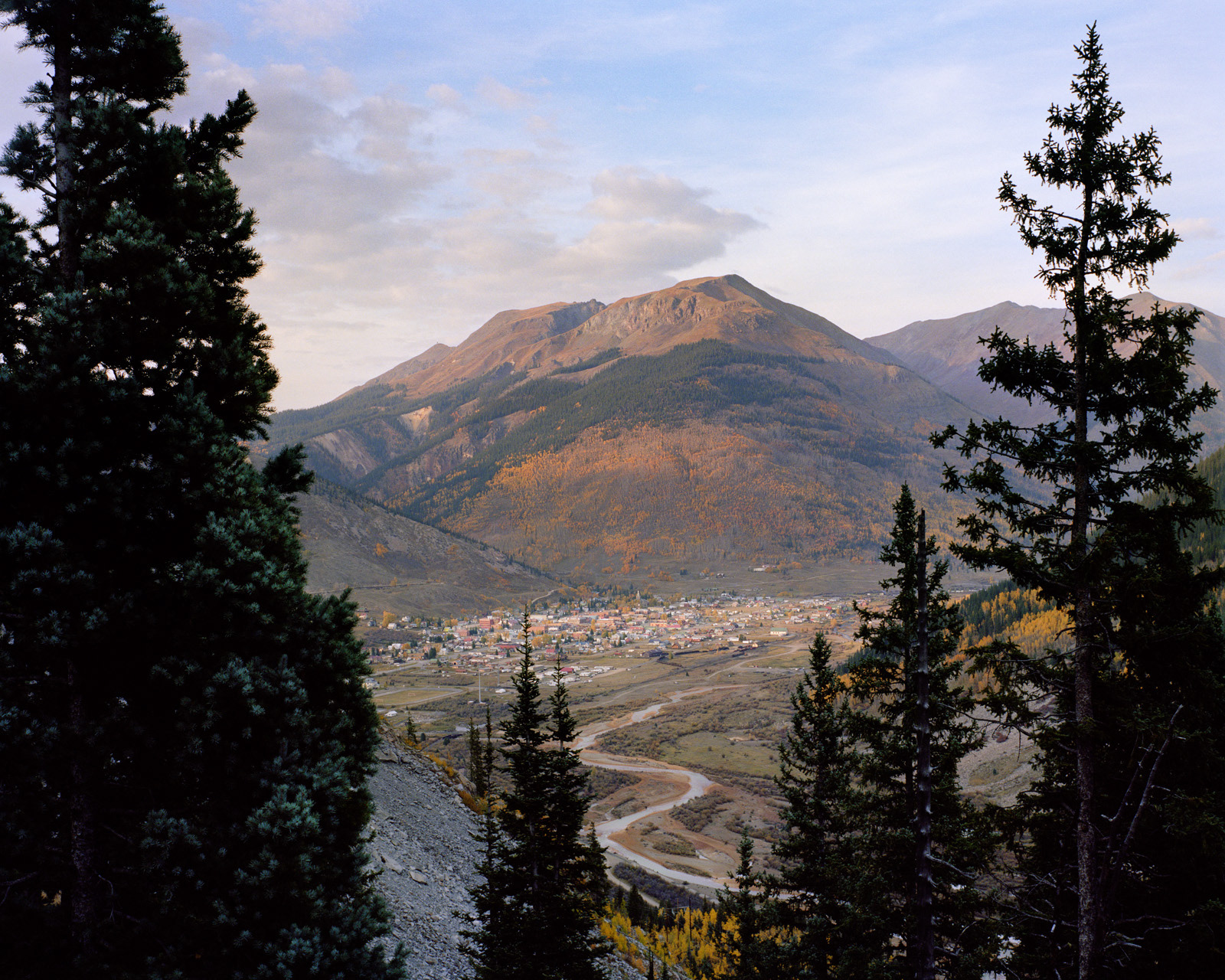 Silverton, Colorado, 2012. A view of Silverton, a former silver-mining town