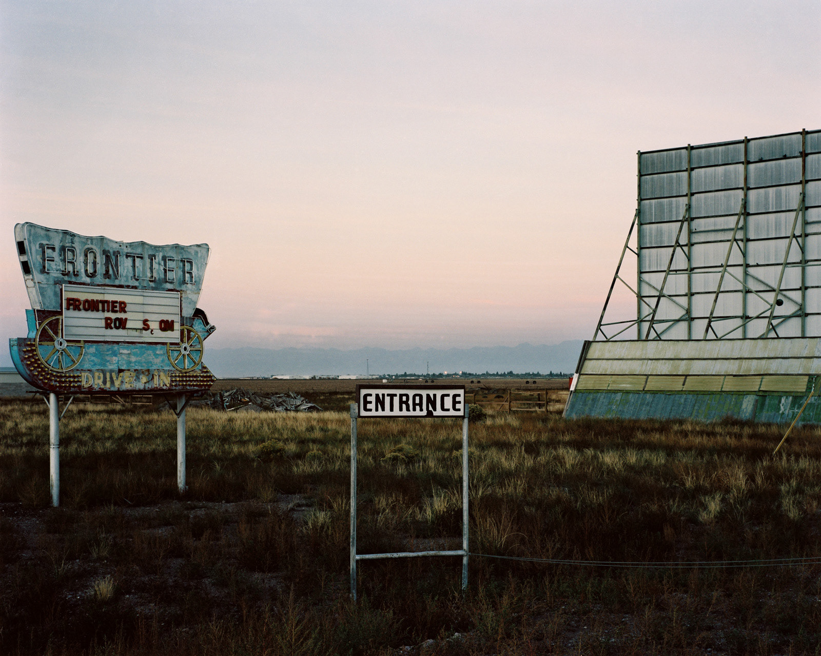 Center, Colorado, 2012. Frontier Drive-In Theater