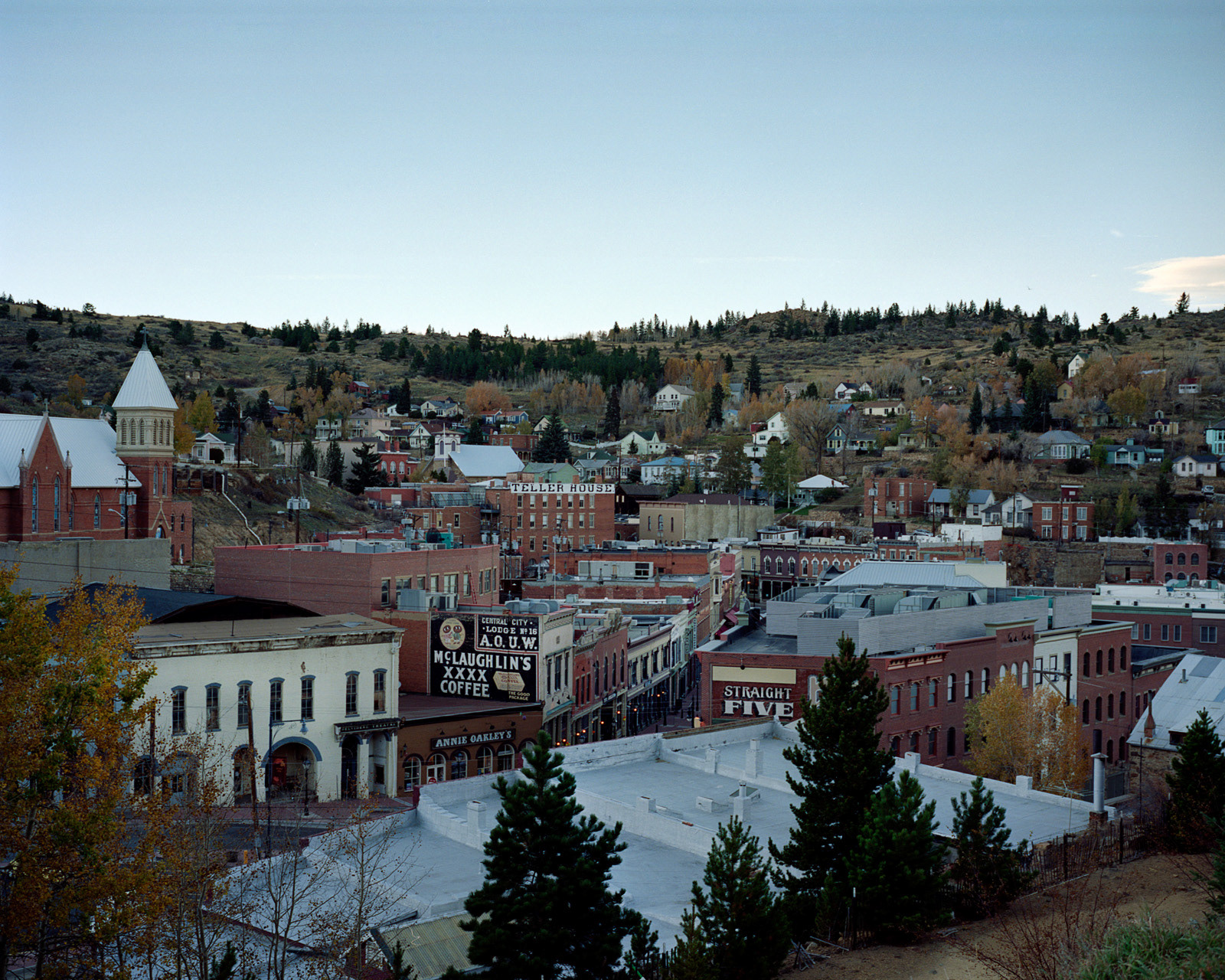 Central City, Colorado, 2012. Central City, “the richest square mile on Earth” is one of the most famous cities linked to the gold rush of the 19th century. As the mineral extraction became less profitable, Central City started its conversion from mining to gambling town and it now hosts several casinos