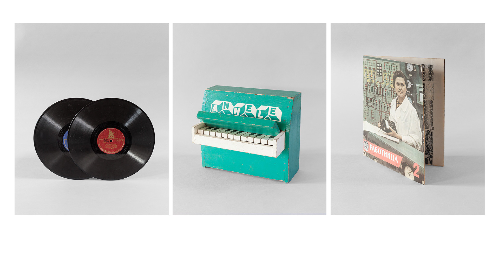 Everyday items found in situ belonging to the Soviet period