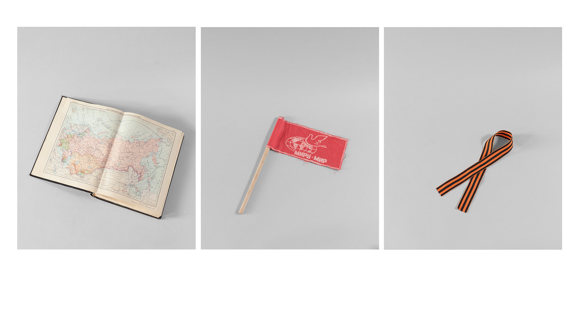 Everyday items found in situ belonging to the Soviet period