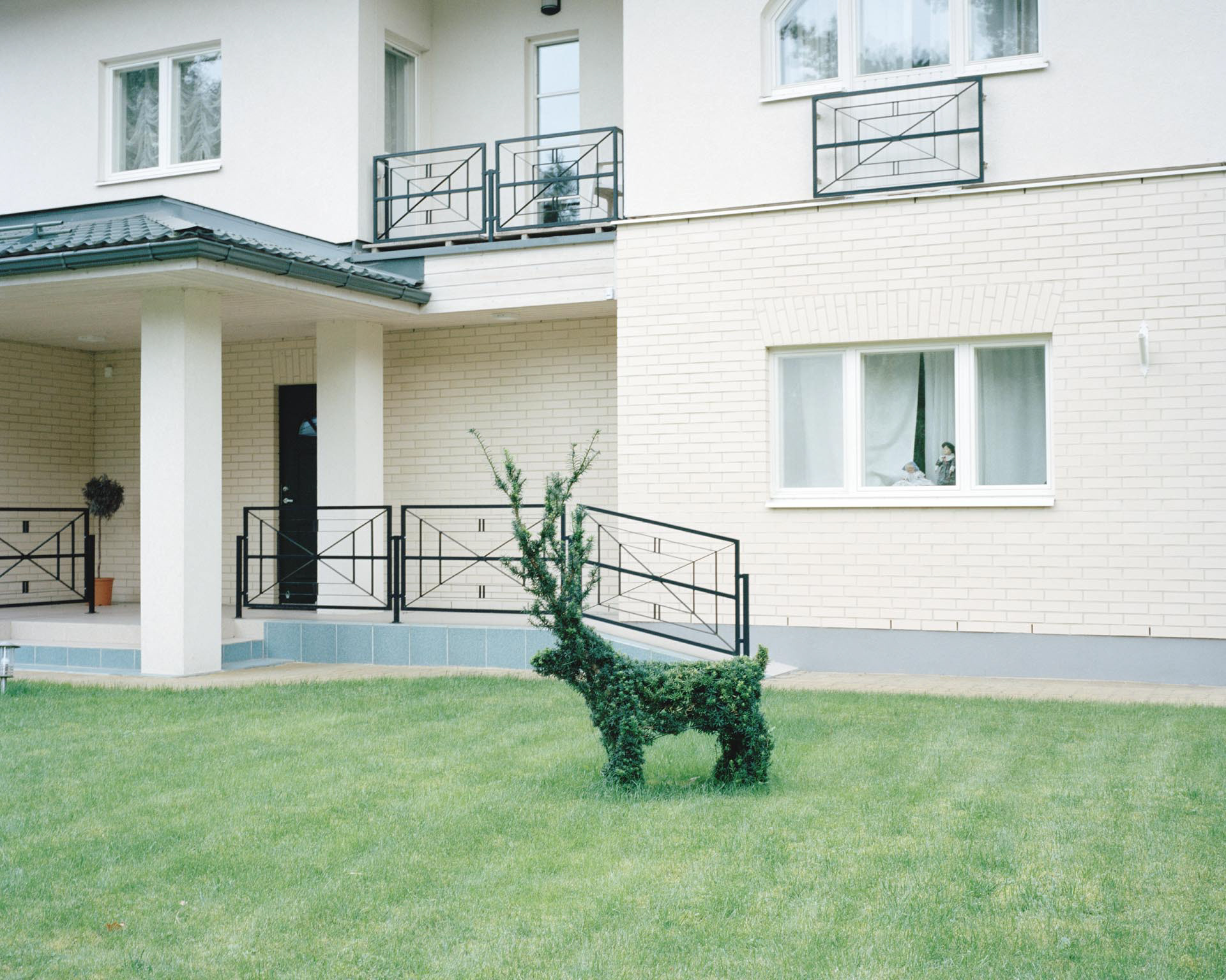 The garden of a house in Narva-Jõesuu