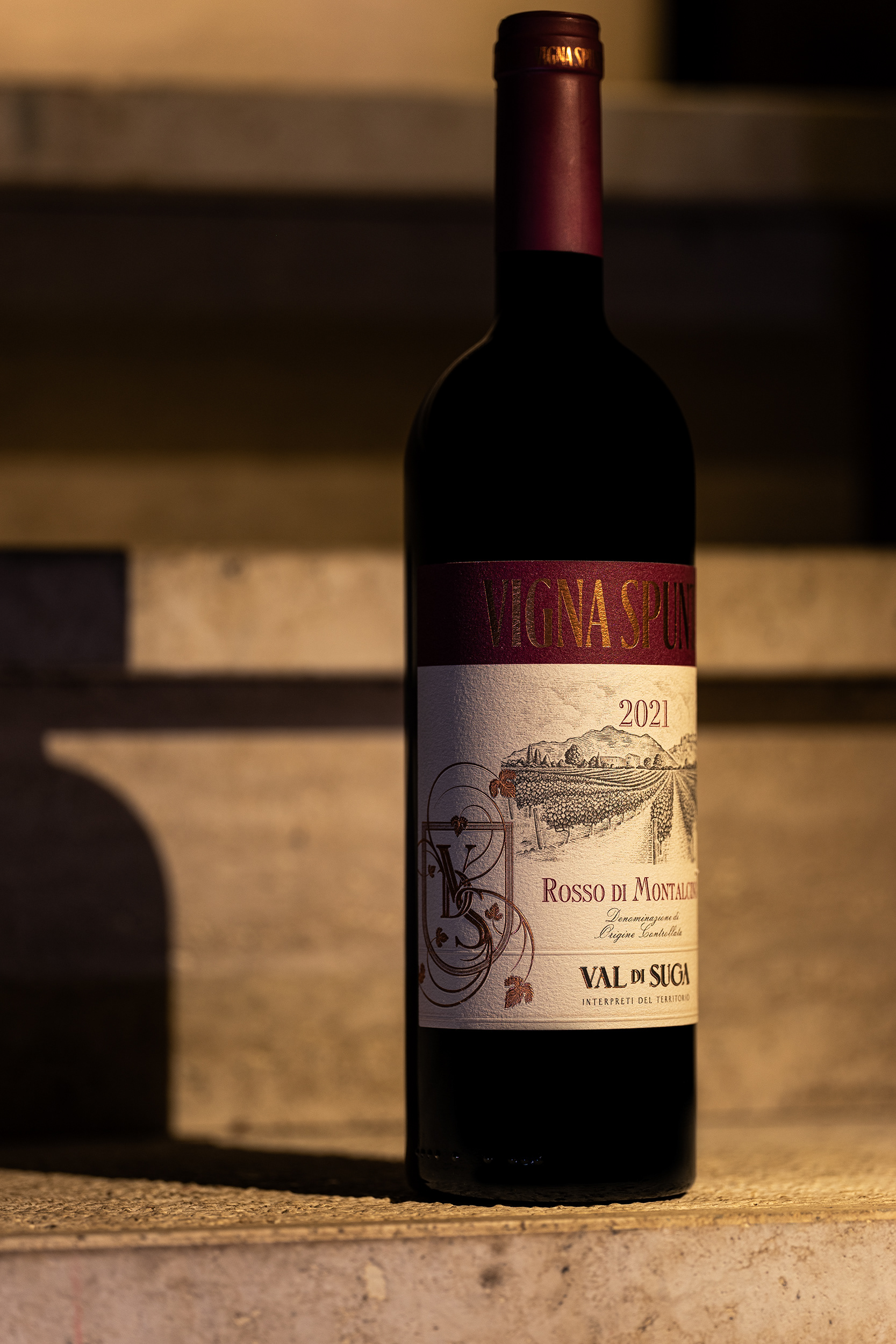 Bottiglia di Rosso di Montalcino, Vigna Spuntali