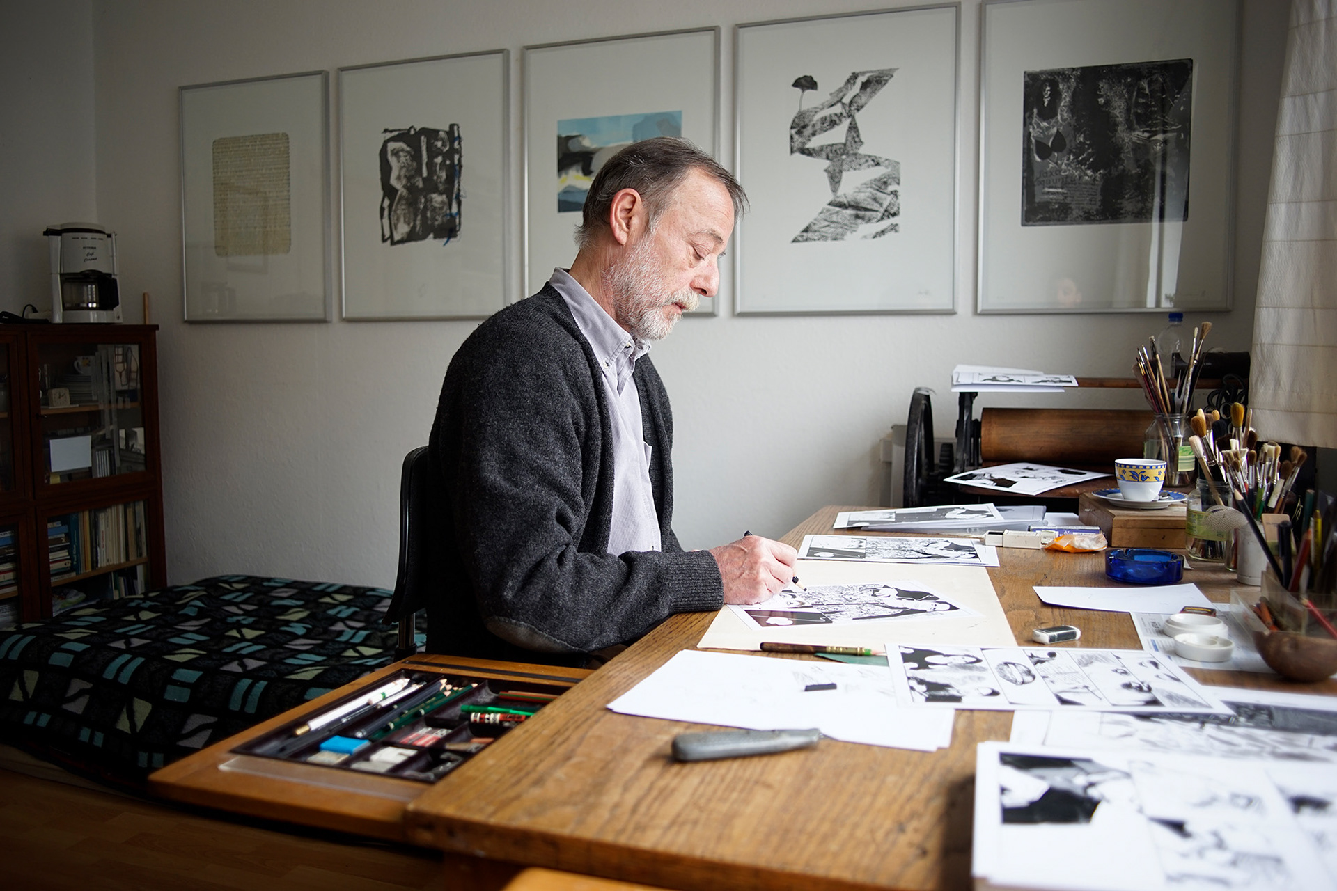 Imre Videk, illustrator and artist