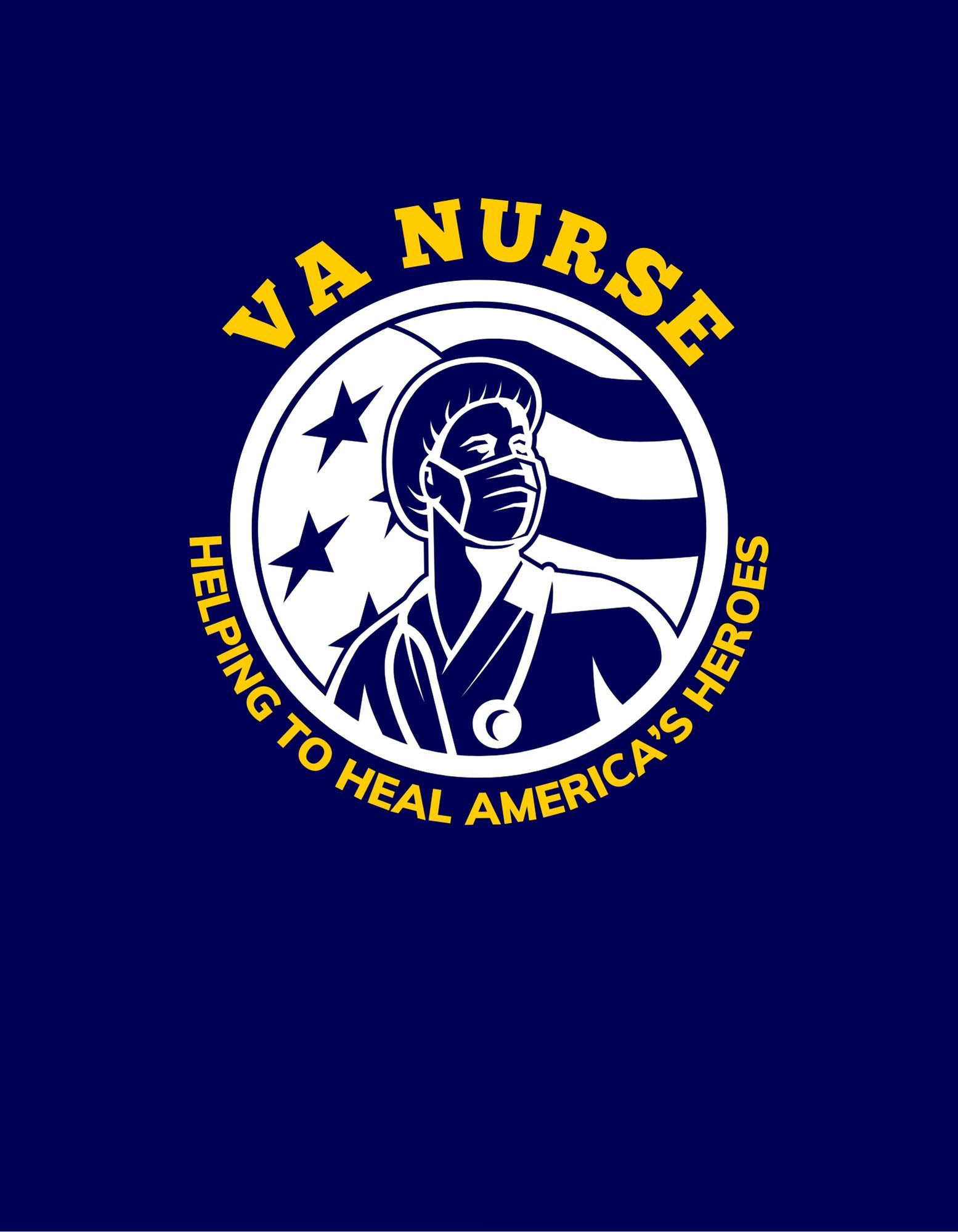 Note: I am not affiliated with the Veterans Affairs Office. This T-shirt design was created at the request of a past client for their office event.