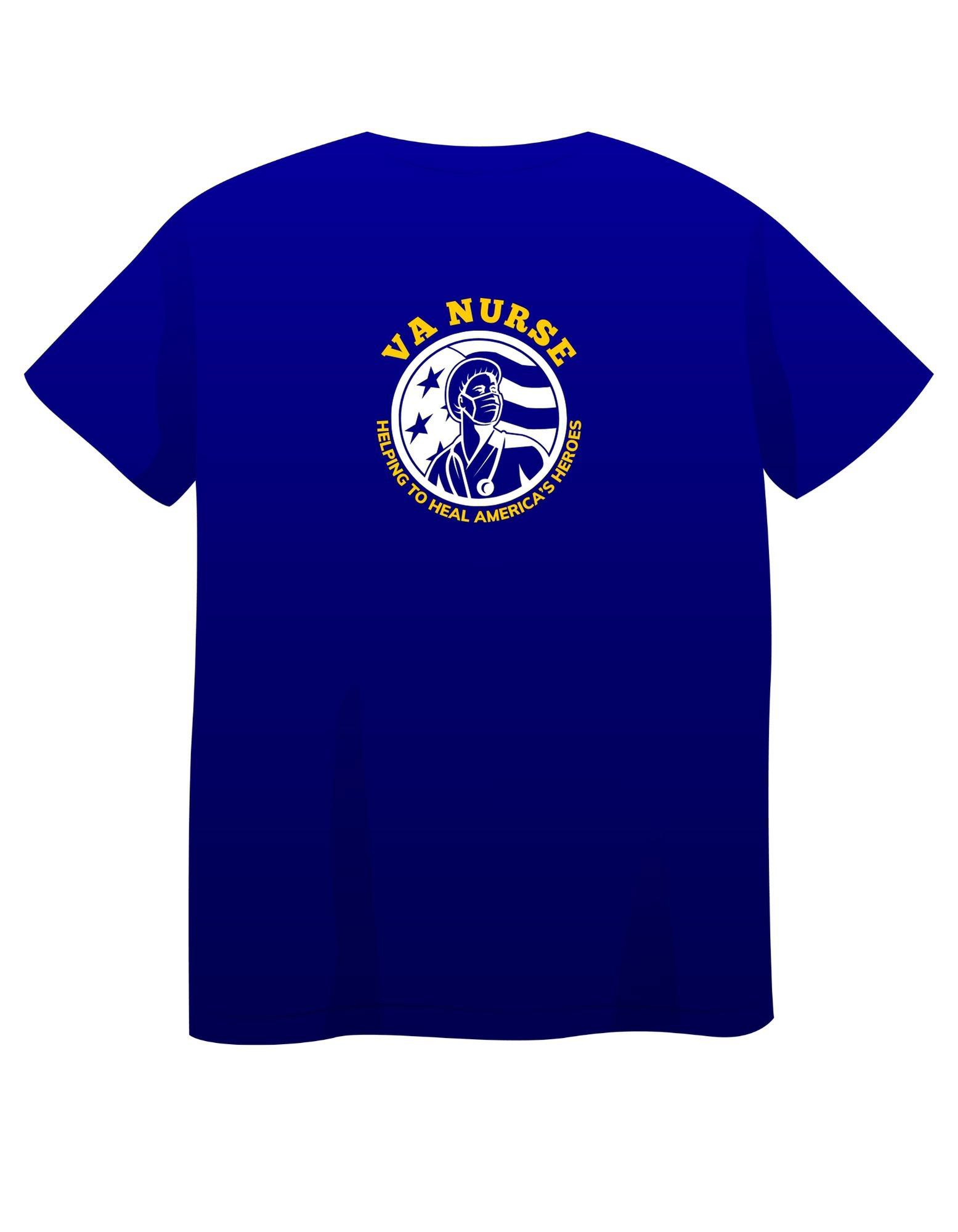 Note: I am not affiliated with the Veterans Affairs Office. This T-shirt design was created at the request of a past client for their office event.