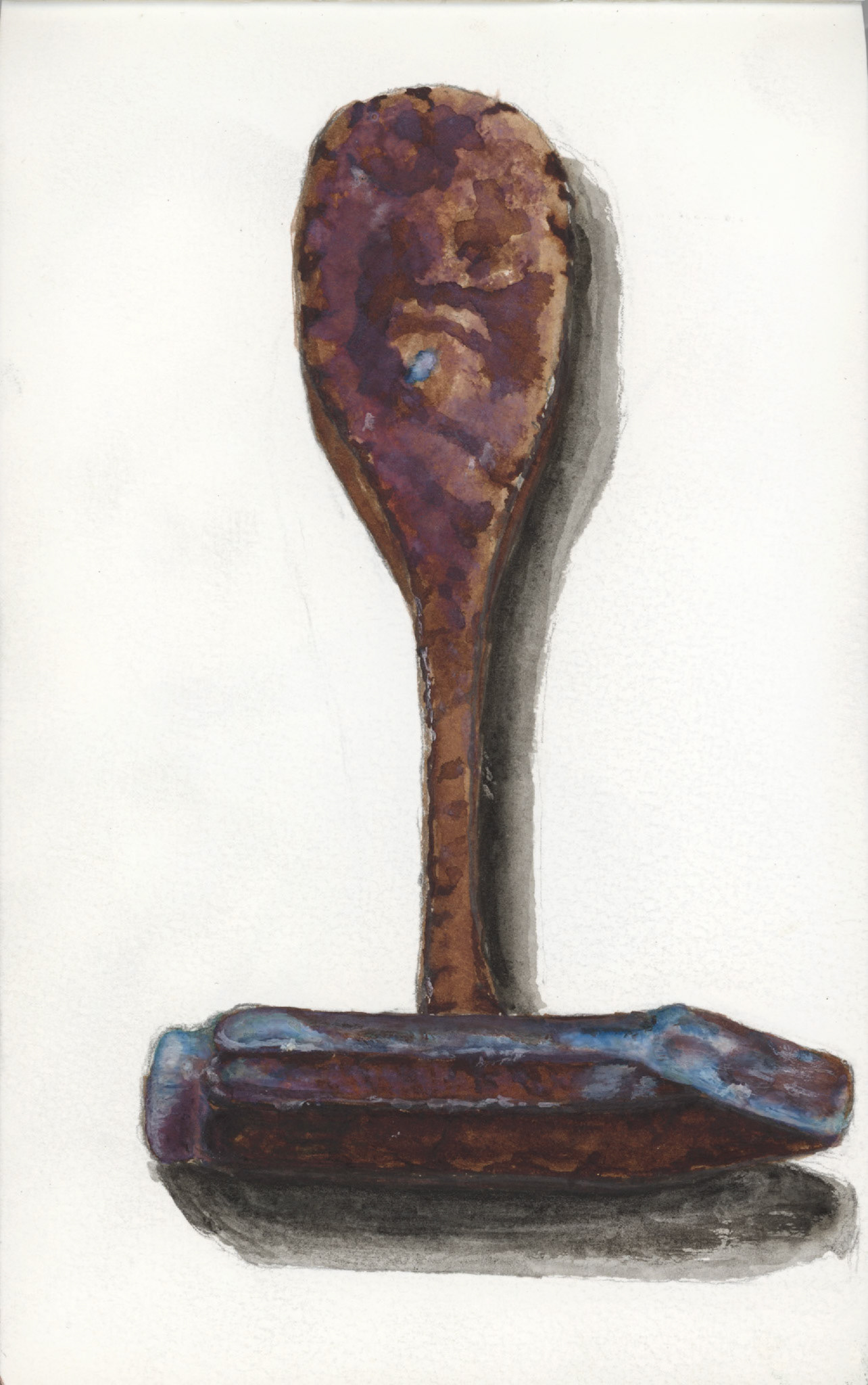 ‘Tool 9’ Ink on Paper, 8” x 5”