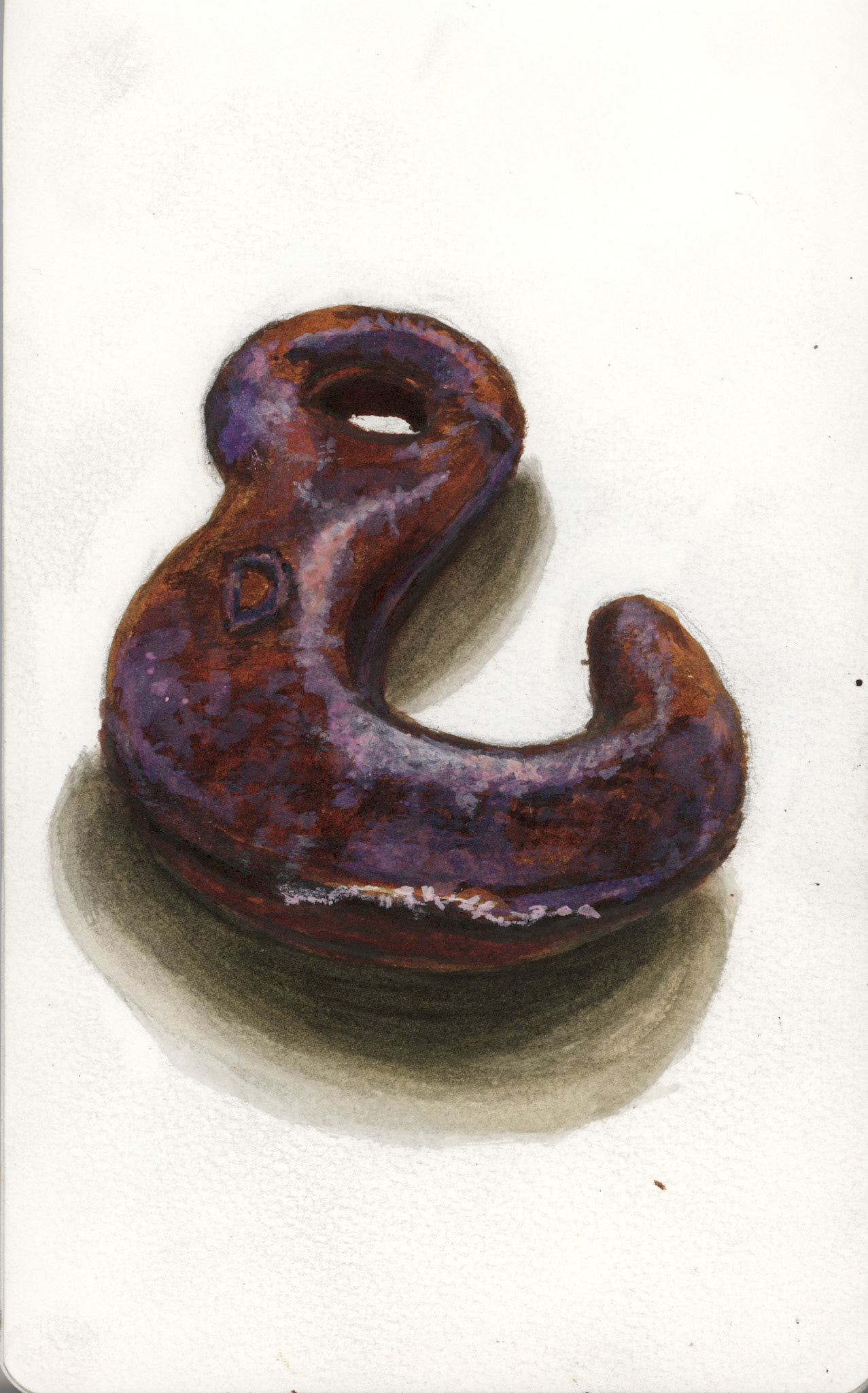 ‘Tool 11' Ink & Acrylic on Paper, 5” x 8”