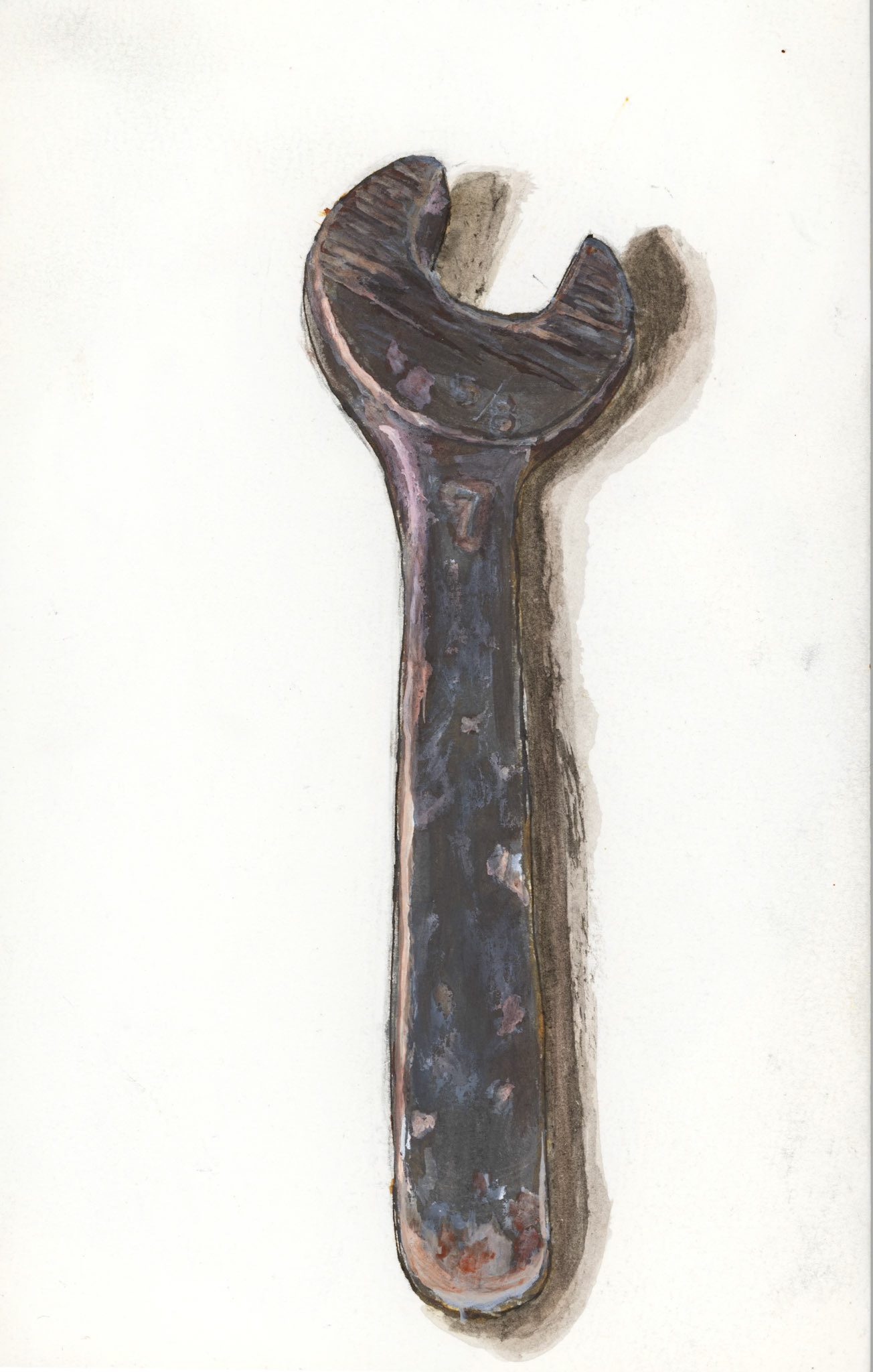 'Tool 6' , Ink & Graphite on Paper, 5” x 8”