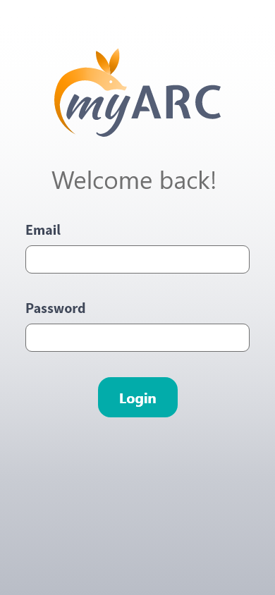 Login page