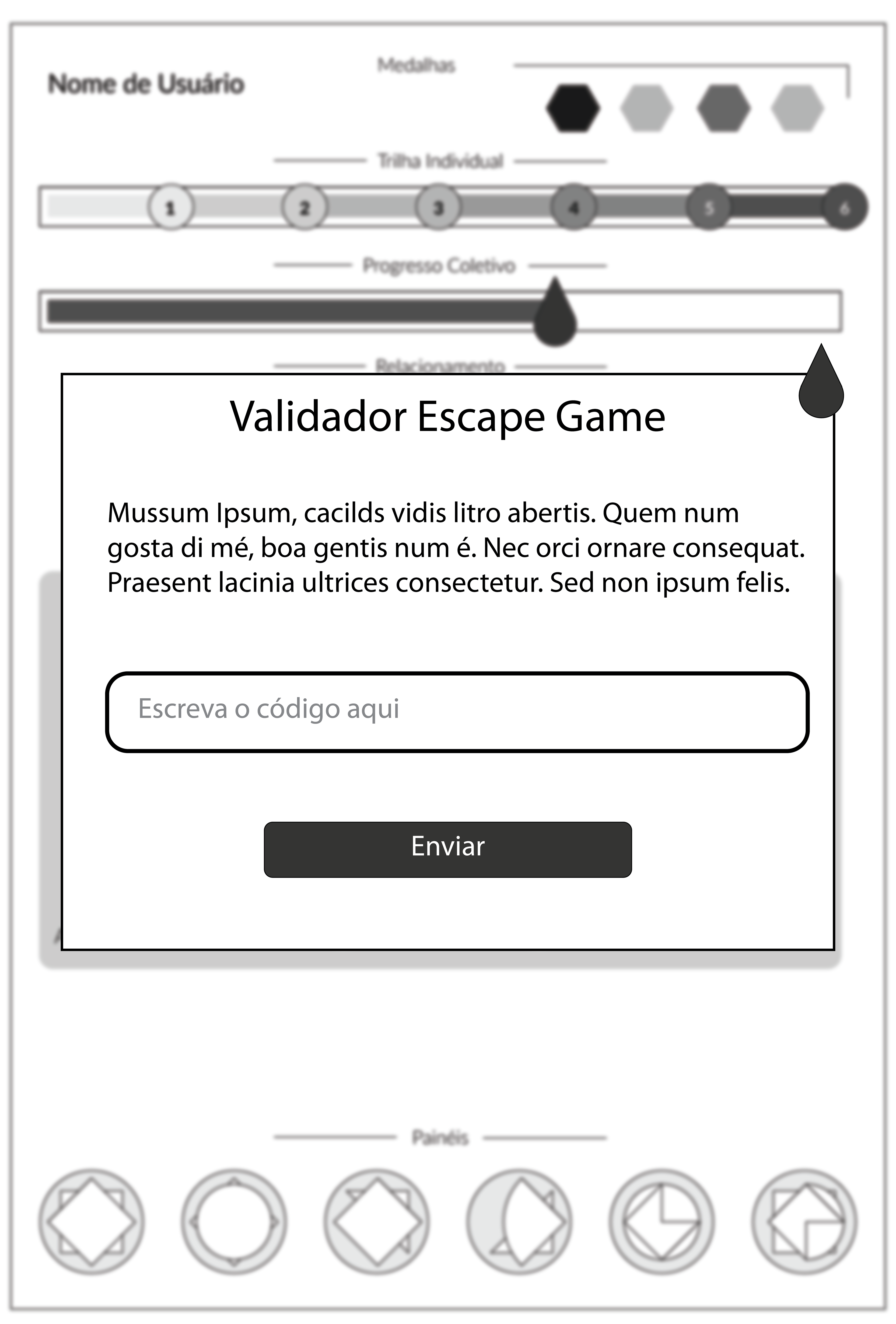 Workshop feedback screen