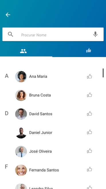 Participants list