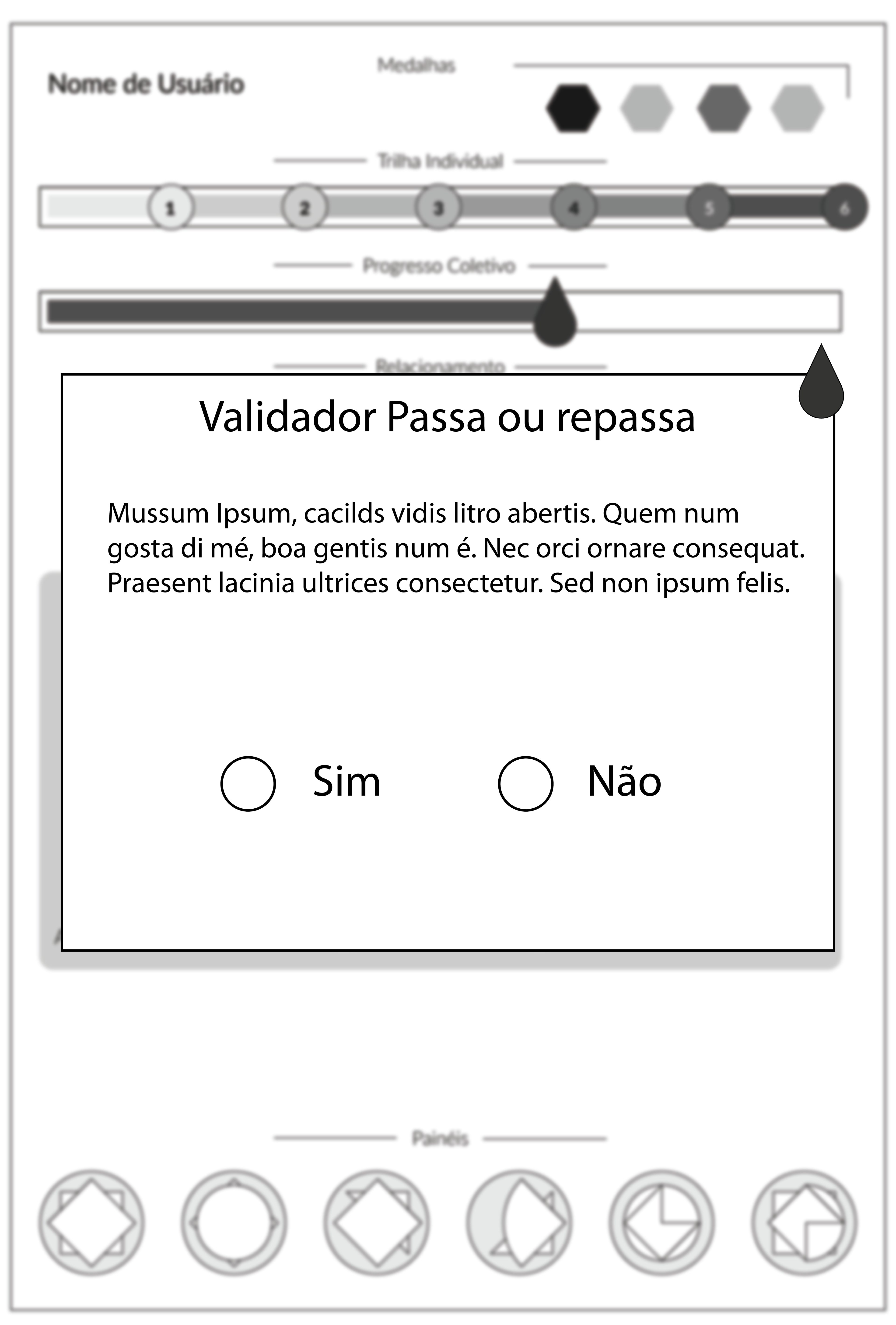 Workshop feedback screen