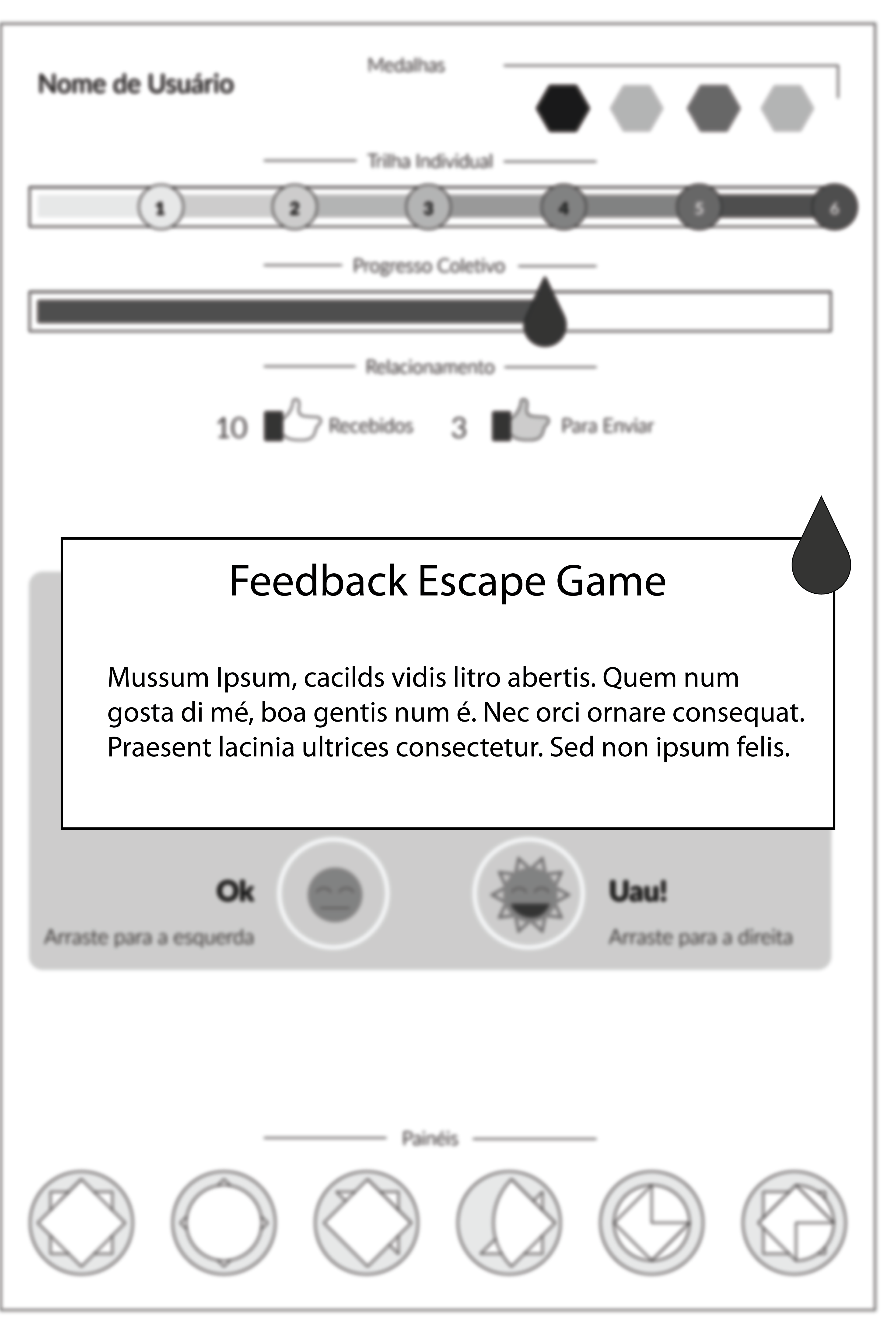 Workshop feedback screen